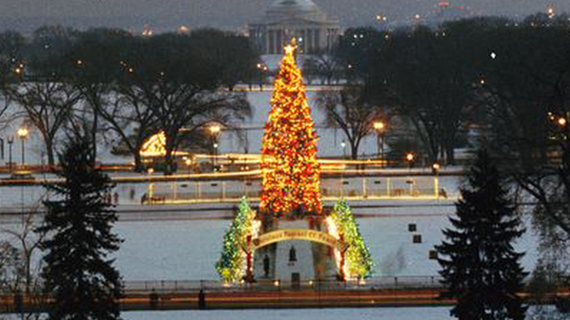 Backdrop for The National Christmas Tree, A Century of Celebration