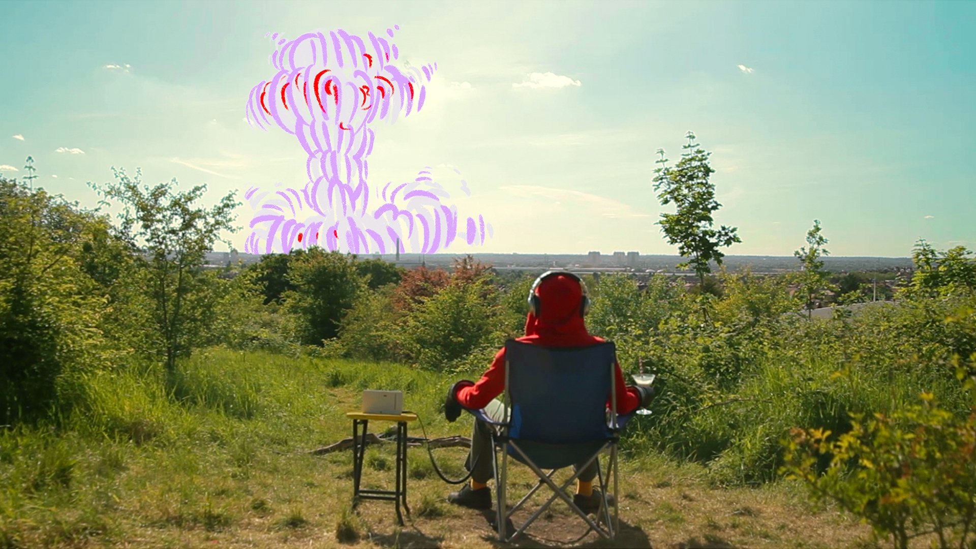 Backdrop for MUSIC FOR THE END OF THE WORLD