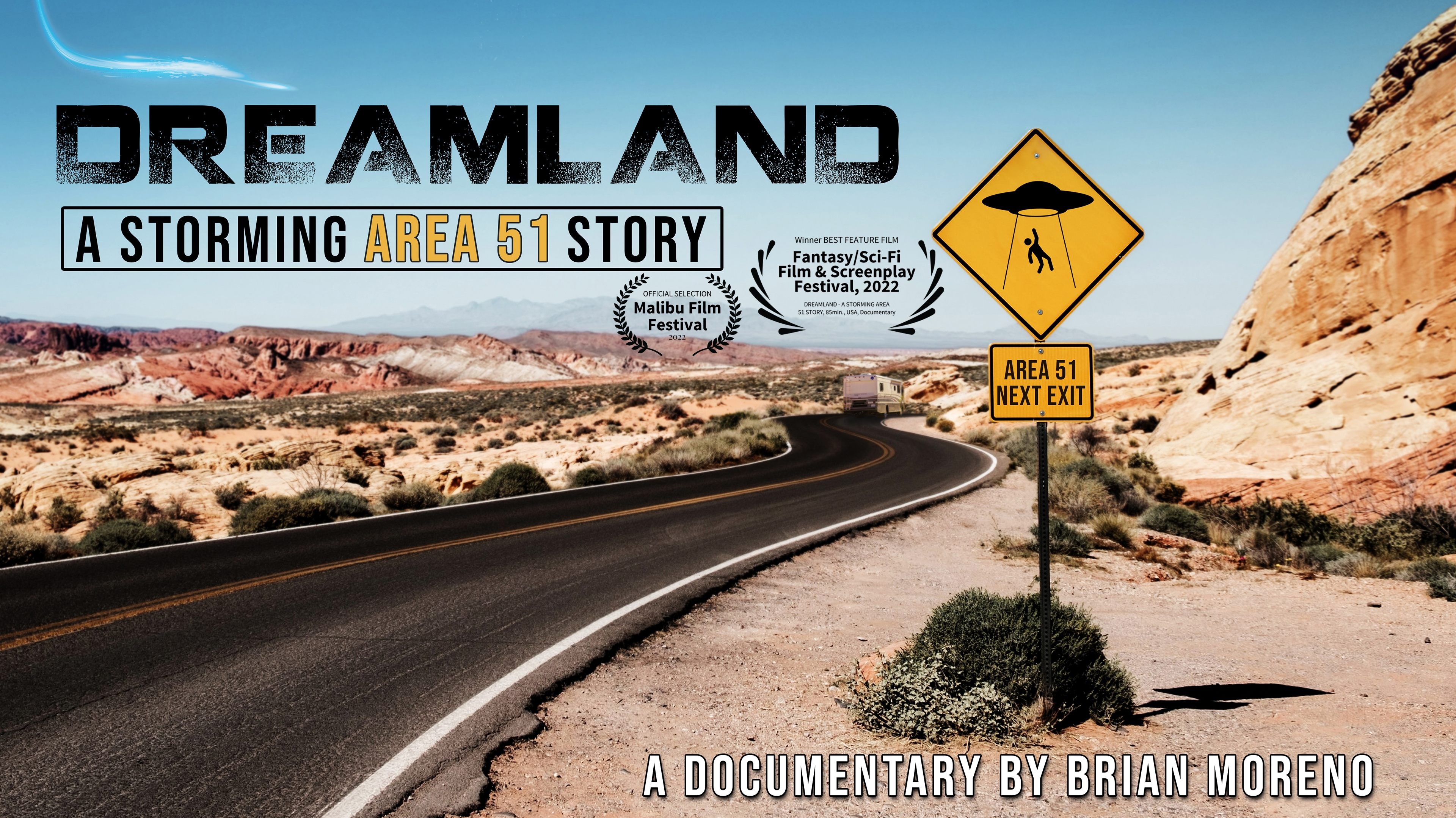 Backdrop for Dreamland: A Storming Area 51 Story