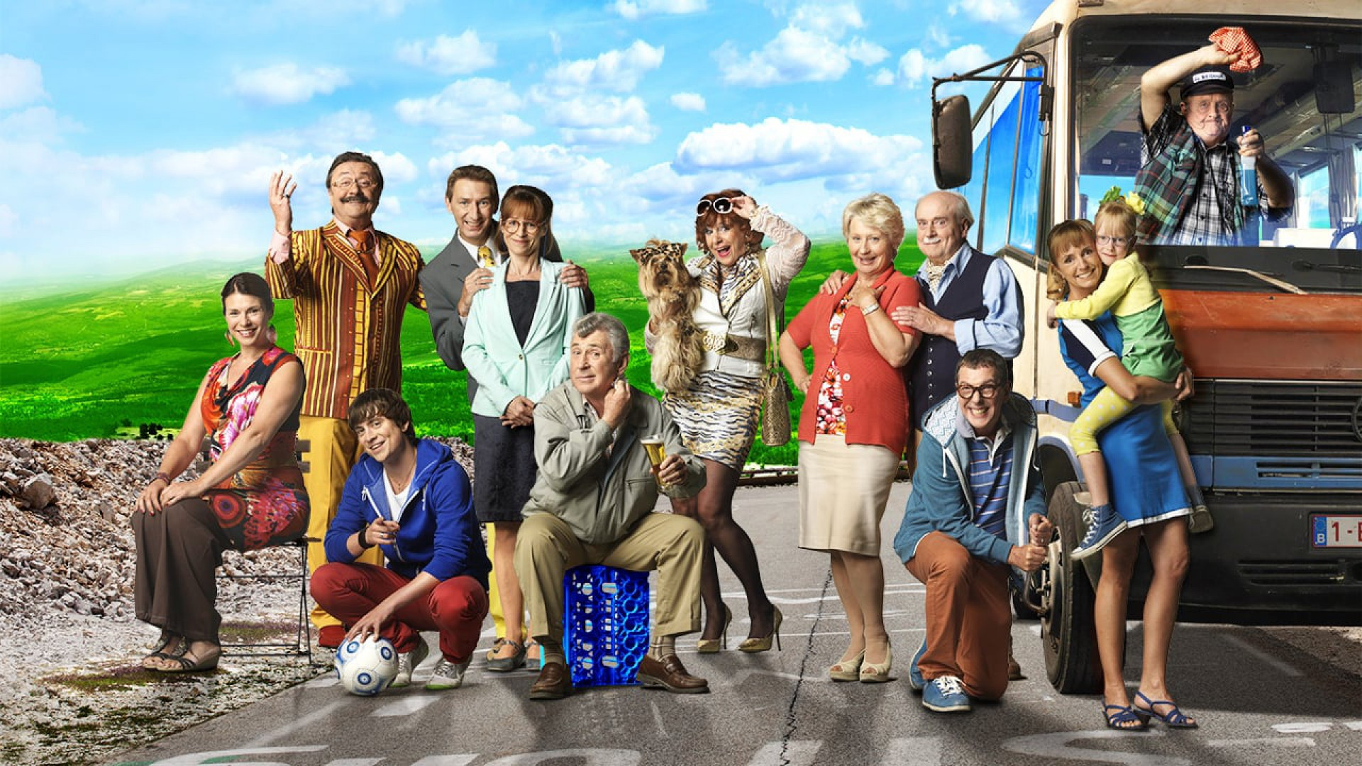 Backdrop for F.C. De Kampioenen: Kampioen zijn blijft plezant