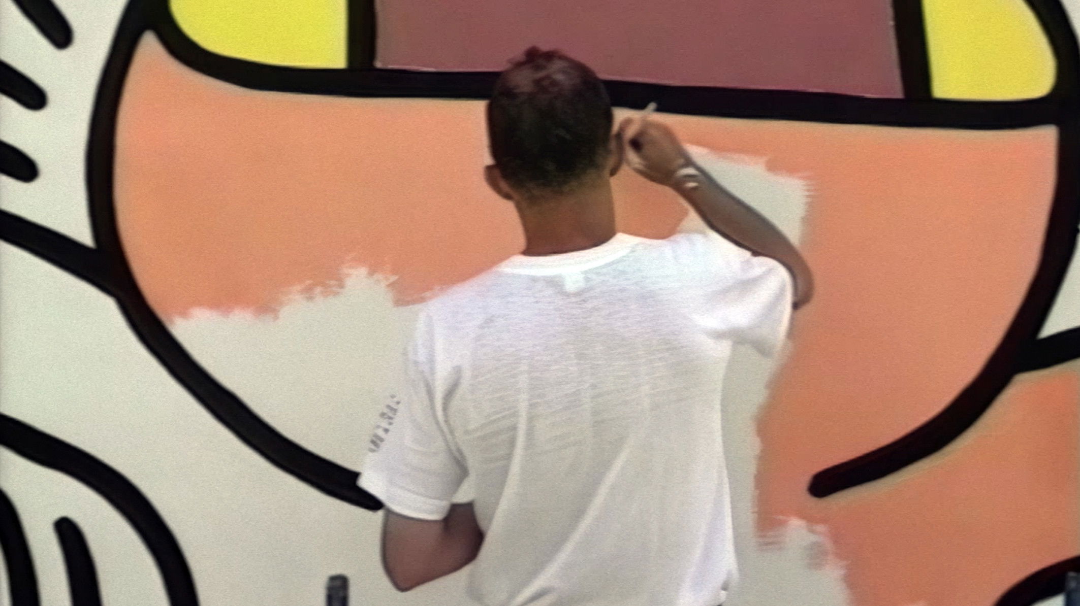 Backdrop for The Universe of Keith Haring