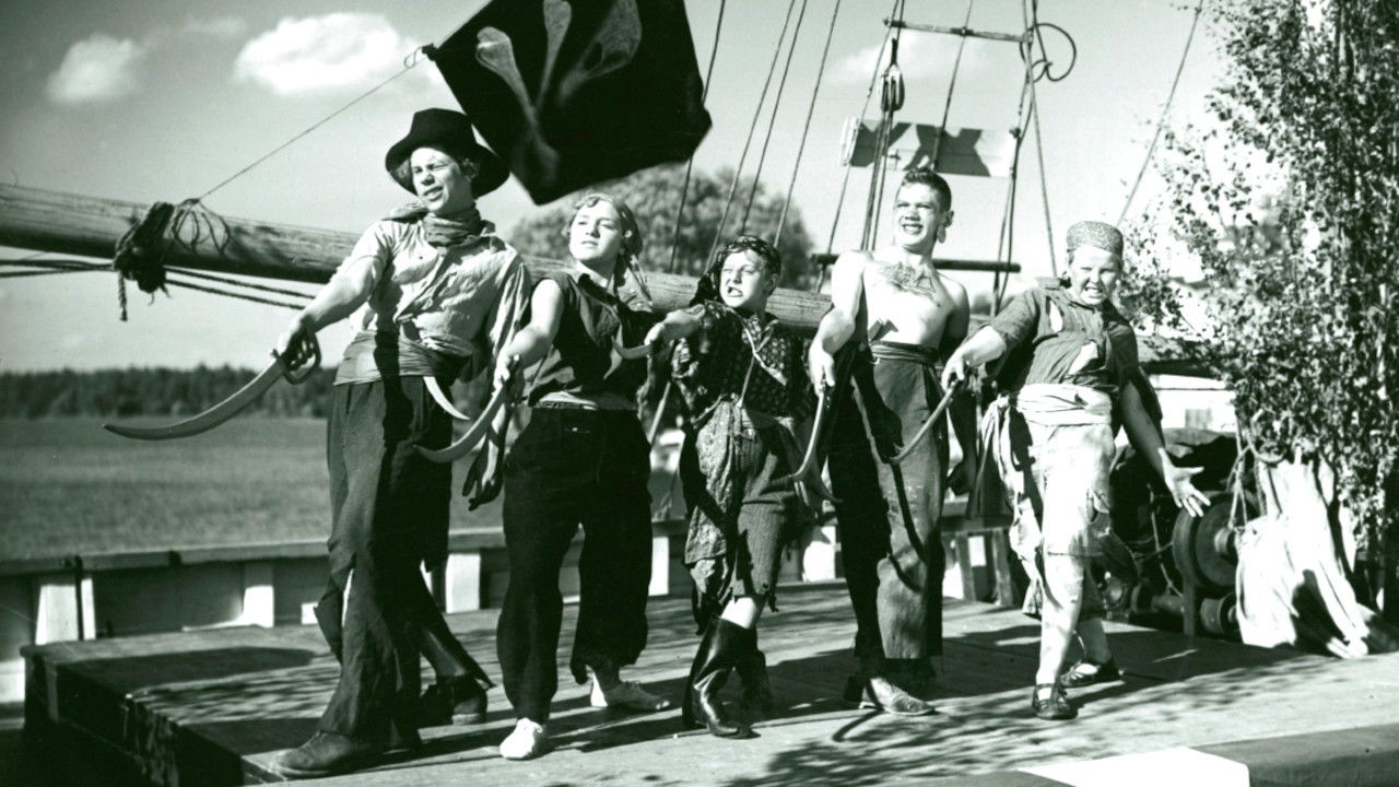 Backdrop for Kajan går till sjöss