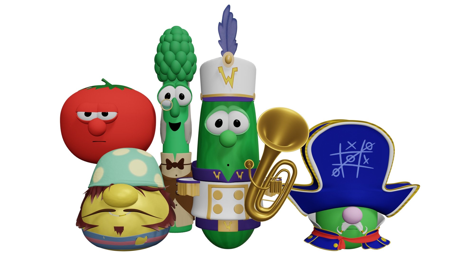 Backdrop for VeggieTales: Gideon Tuba Warrior