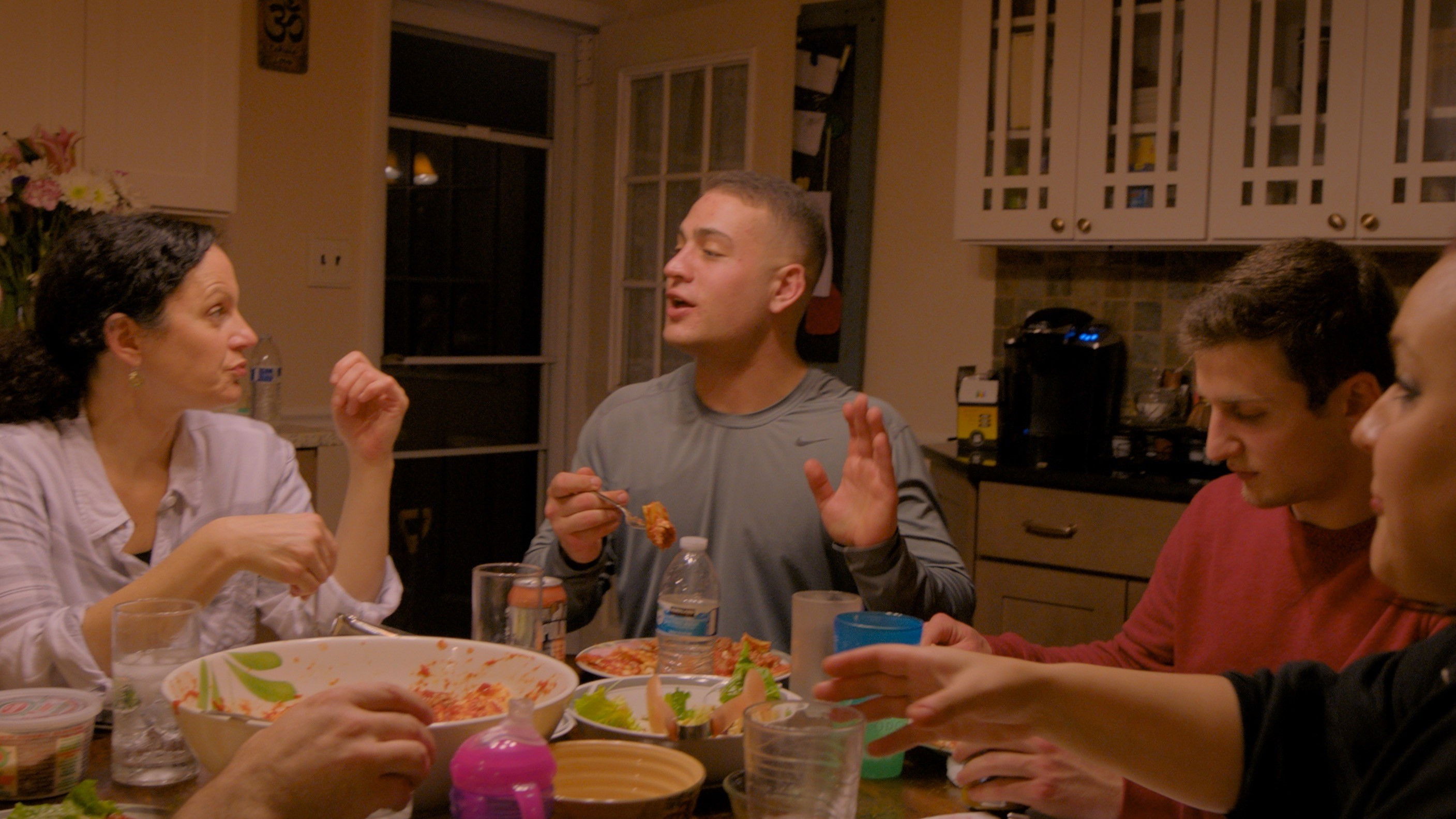 Backdrop for Our American Family