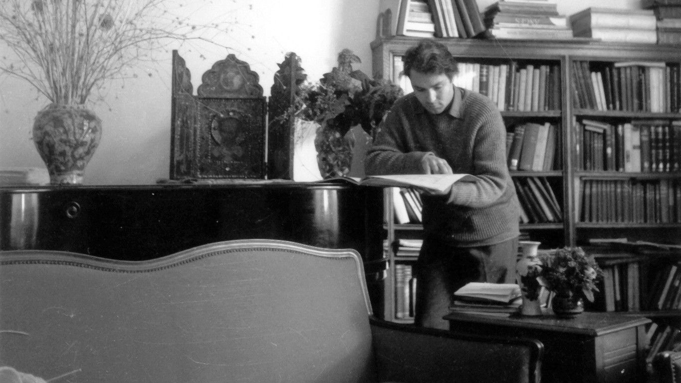 Backdrop for Anaparastasis: Life & Work of Jani Christou