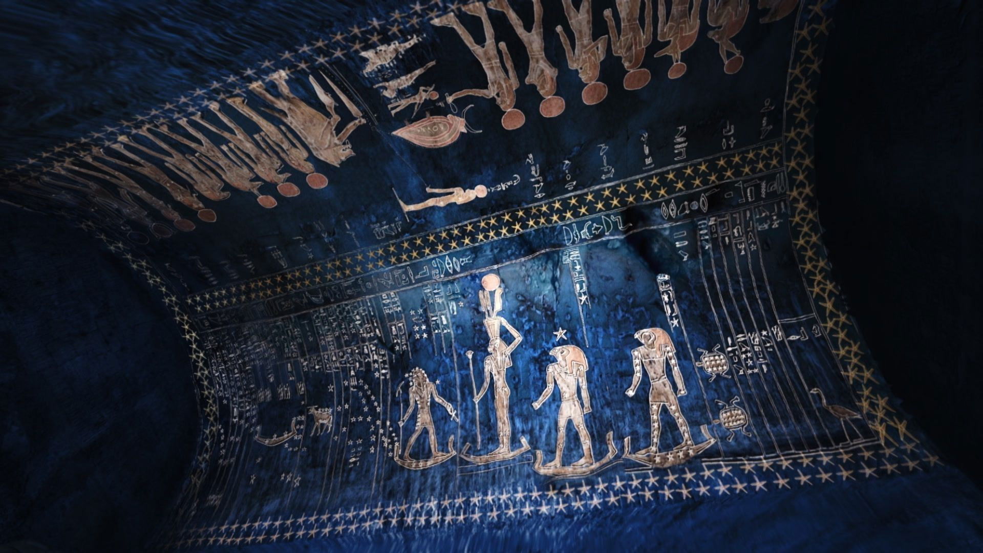 Backdrop for Le Palais des hiéroglyphes - Sur les traces de Champollion