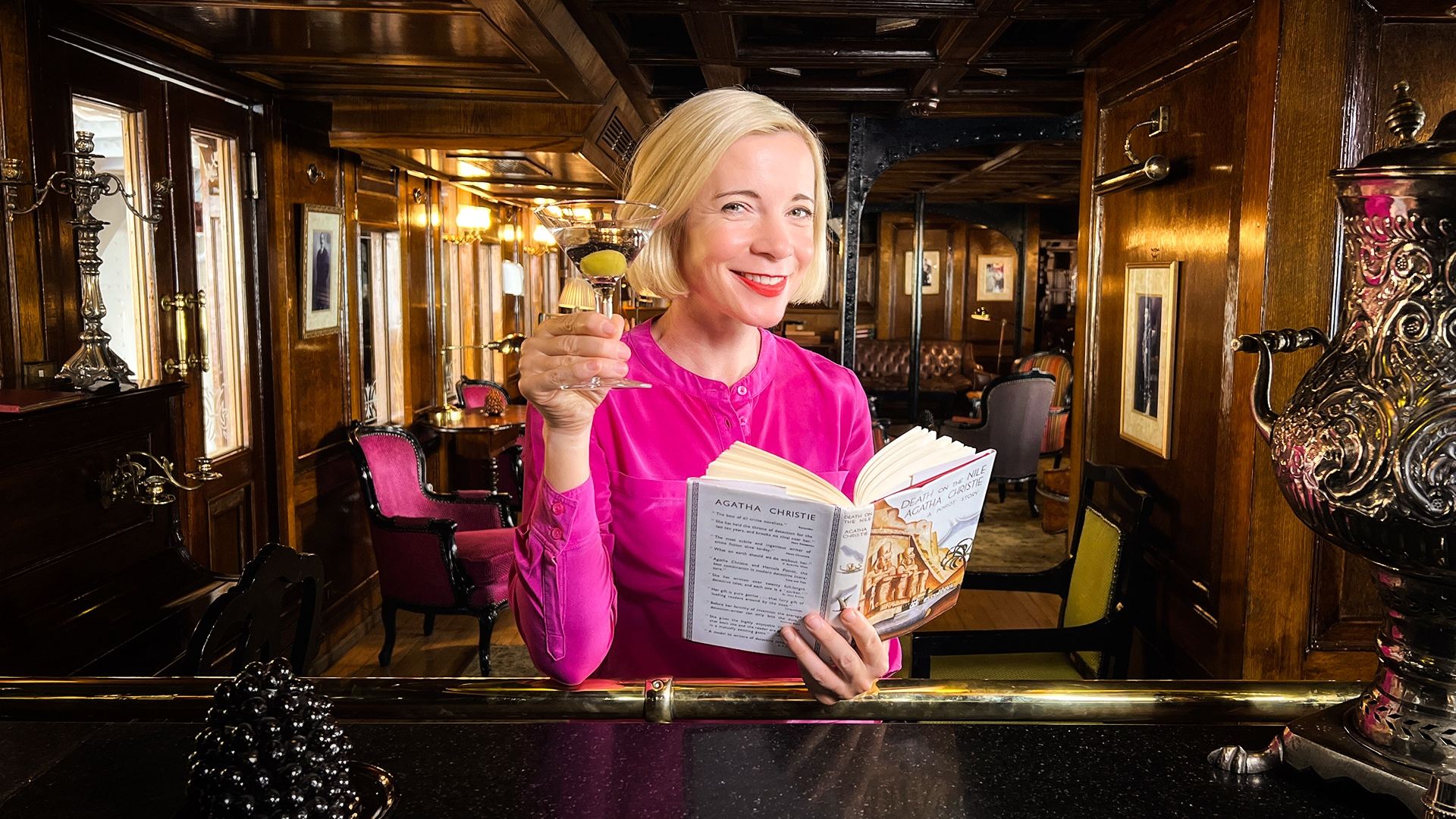 Backdrop for Agatha Christie: Lucy Worsley on the Mystery Queen