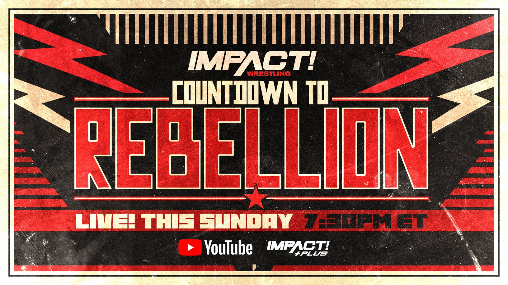 Backdrop for Countdown to Impact Wrestling Rebellion 2023