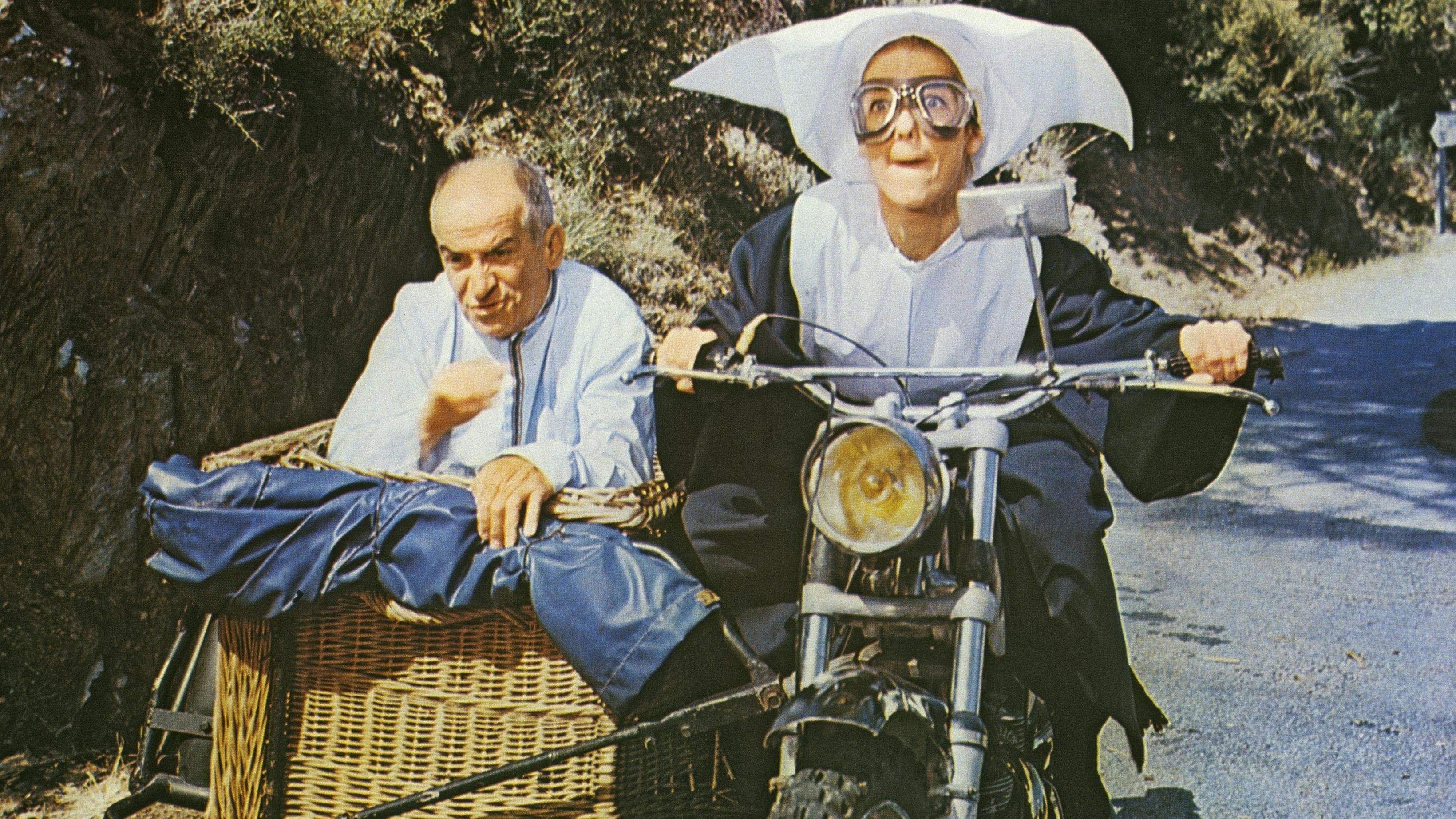 Backdrop for The Gendarme Gets Married