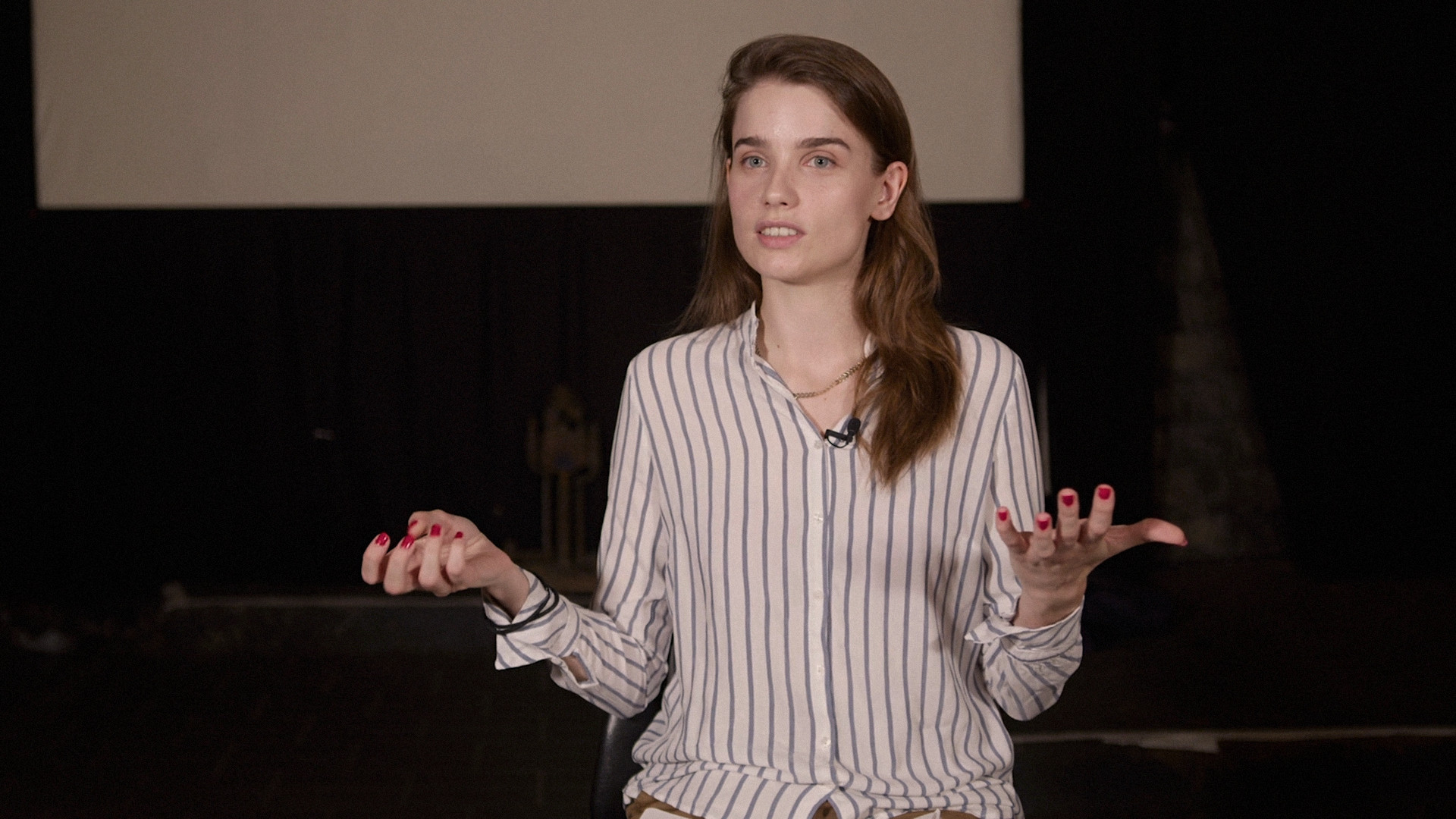 Backdrop for Upside Down, Inside Out: An Appreciation of the Films of Quentin Dupieux by Elena Lazic