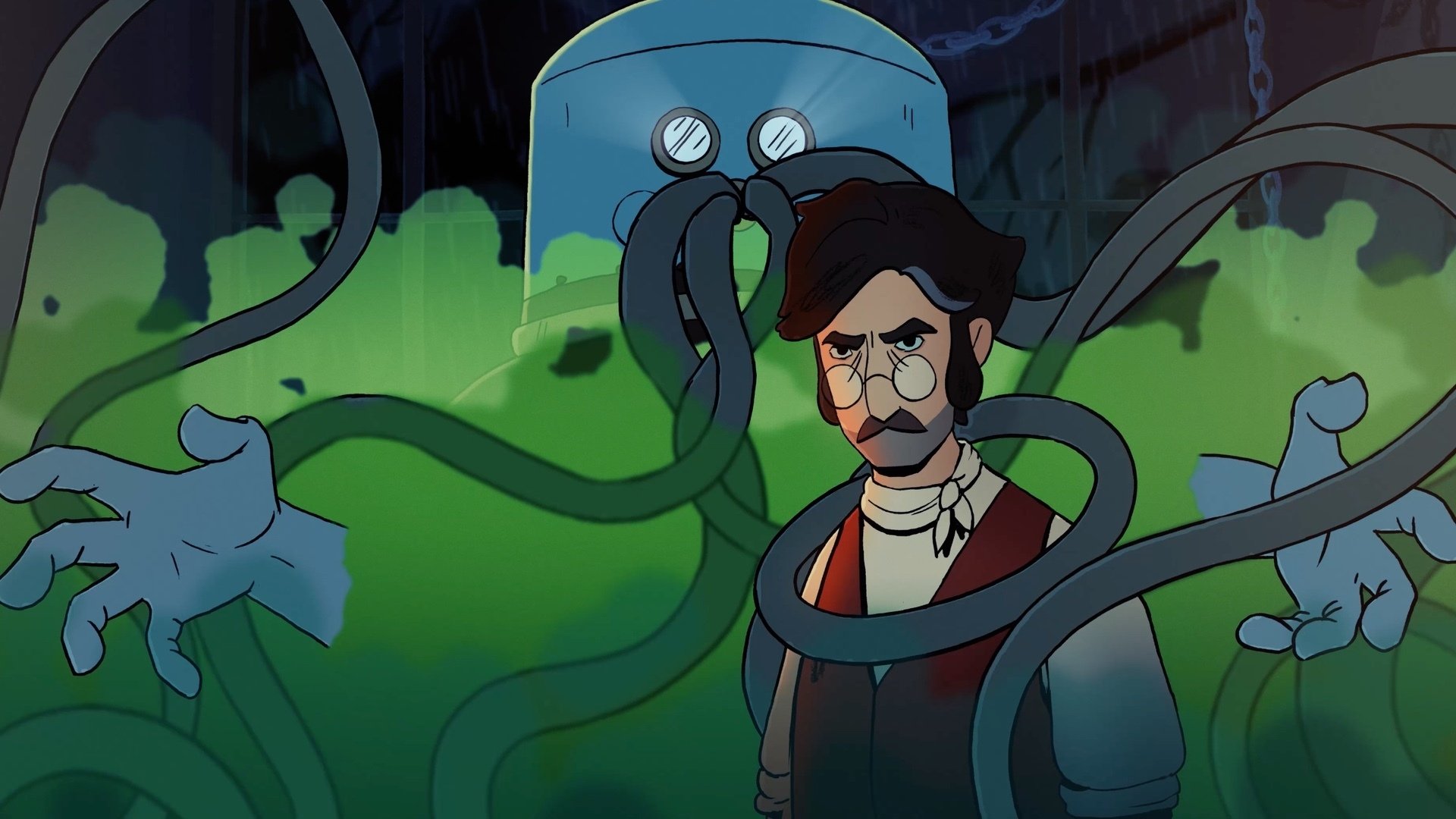 Backdrop for Klingert's Diving Suit