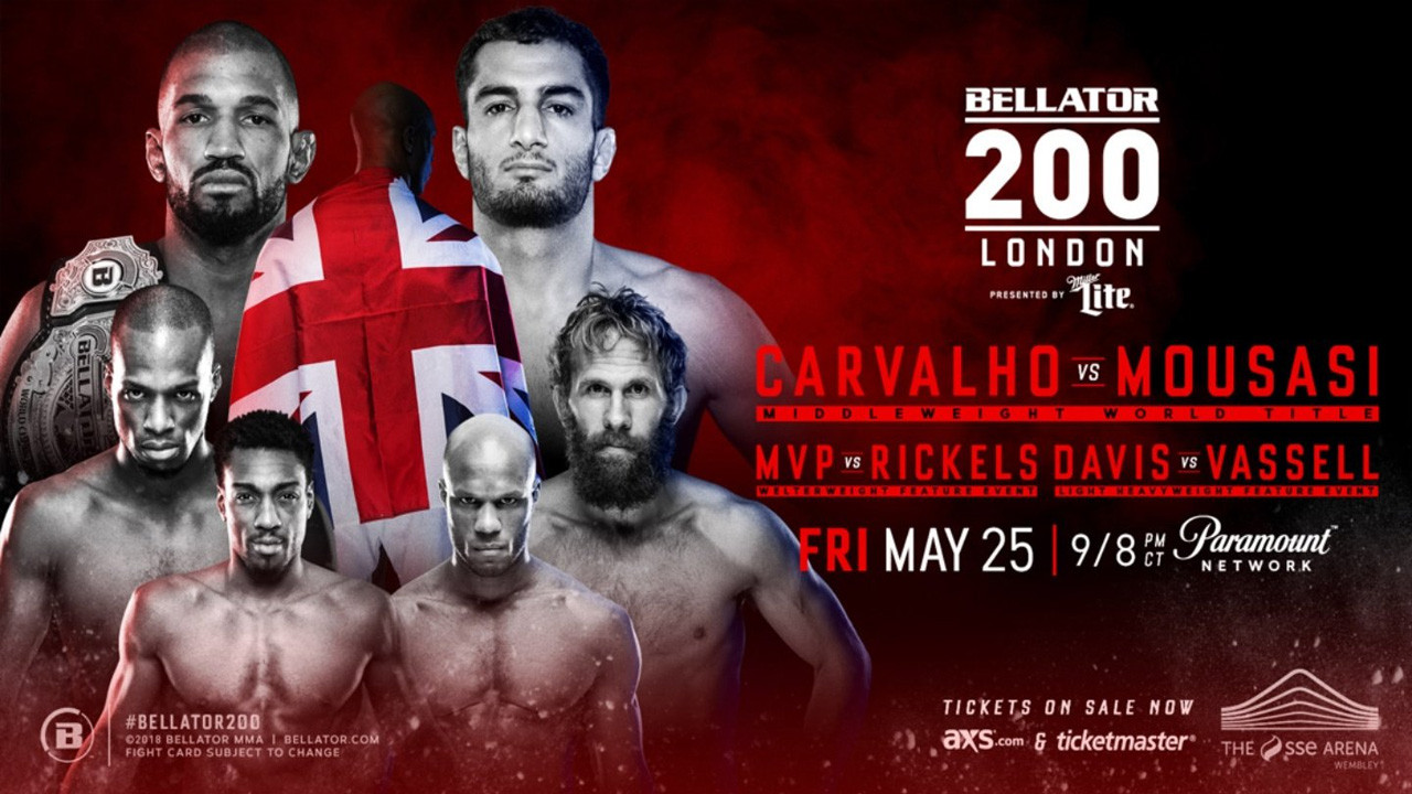 Backdrop for Bellator 200: Carvalho vs. Mousasi