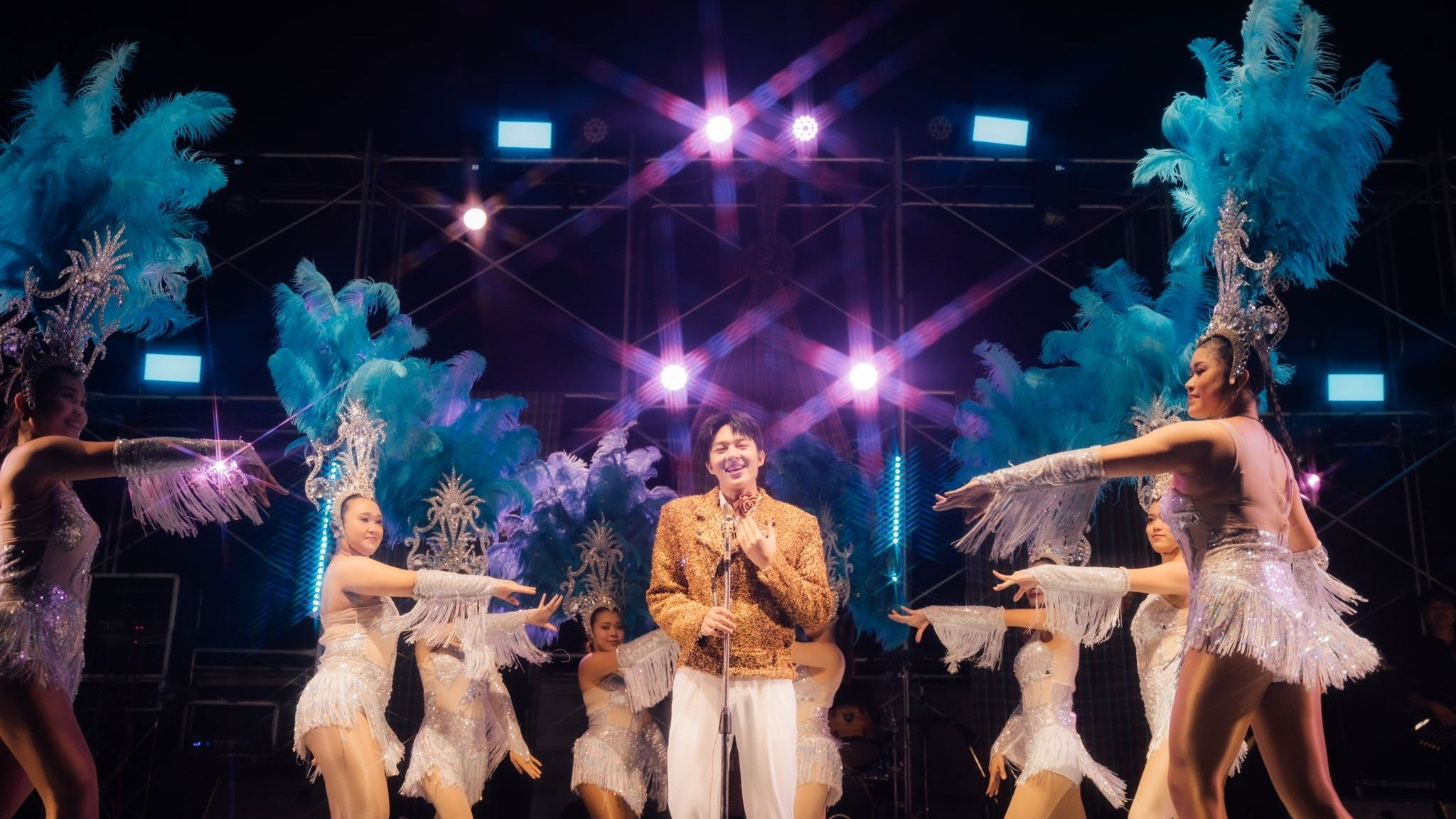 Backdrop for HUG E-Lhee The Musical