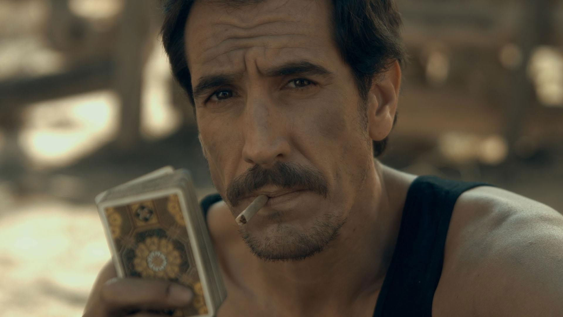 Backdrop for La espera