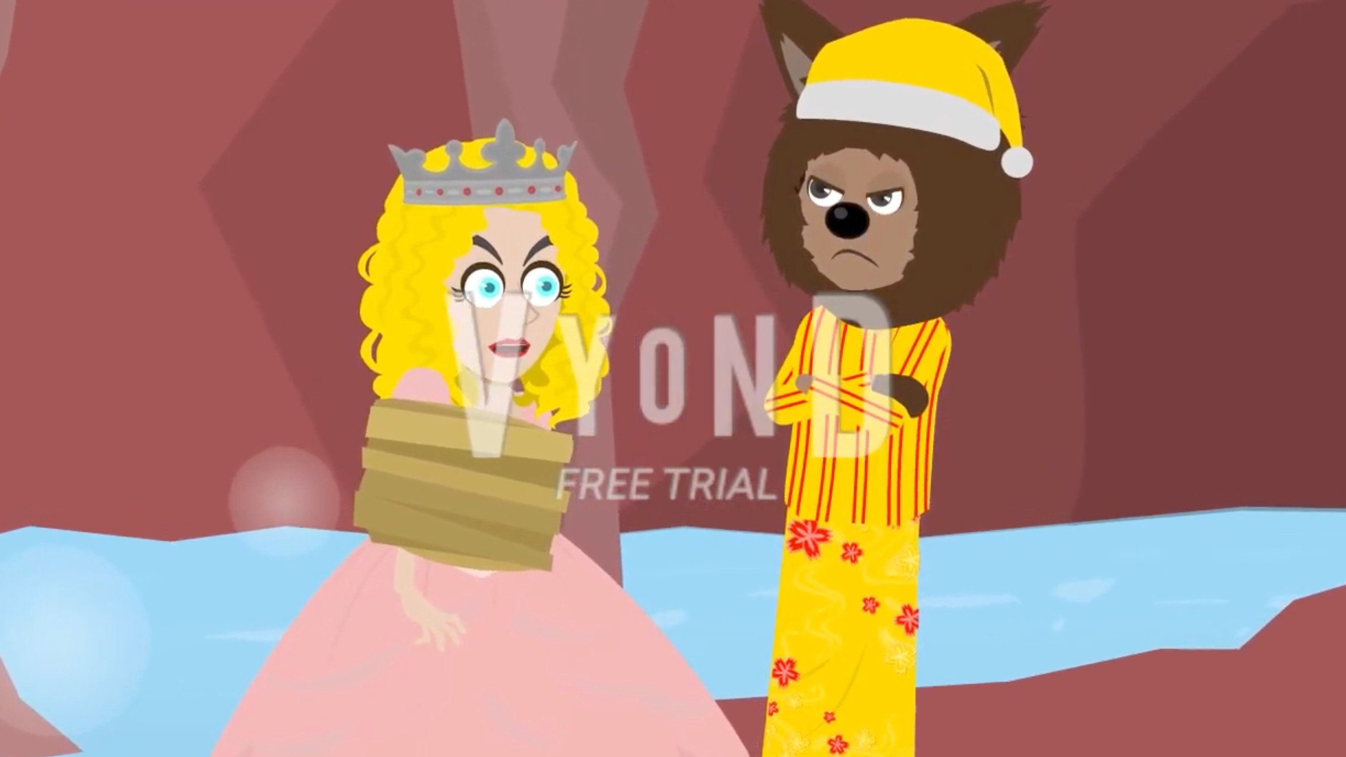 Backdrop for RetroMiller 1997 and the Cursed Bear