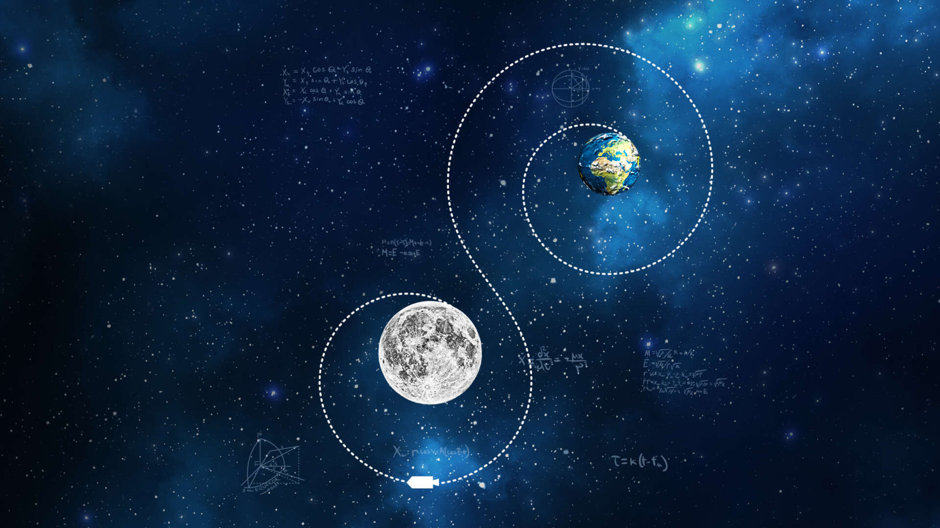 Backdrop for Apollo's Moon Shot