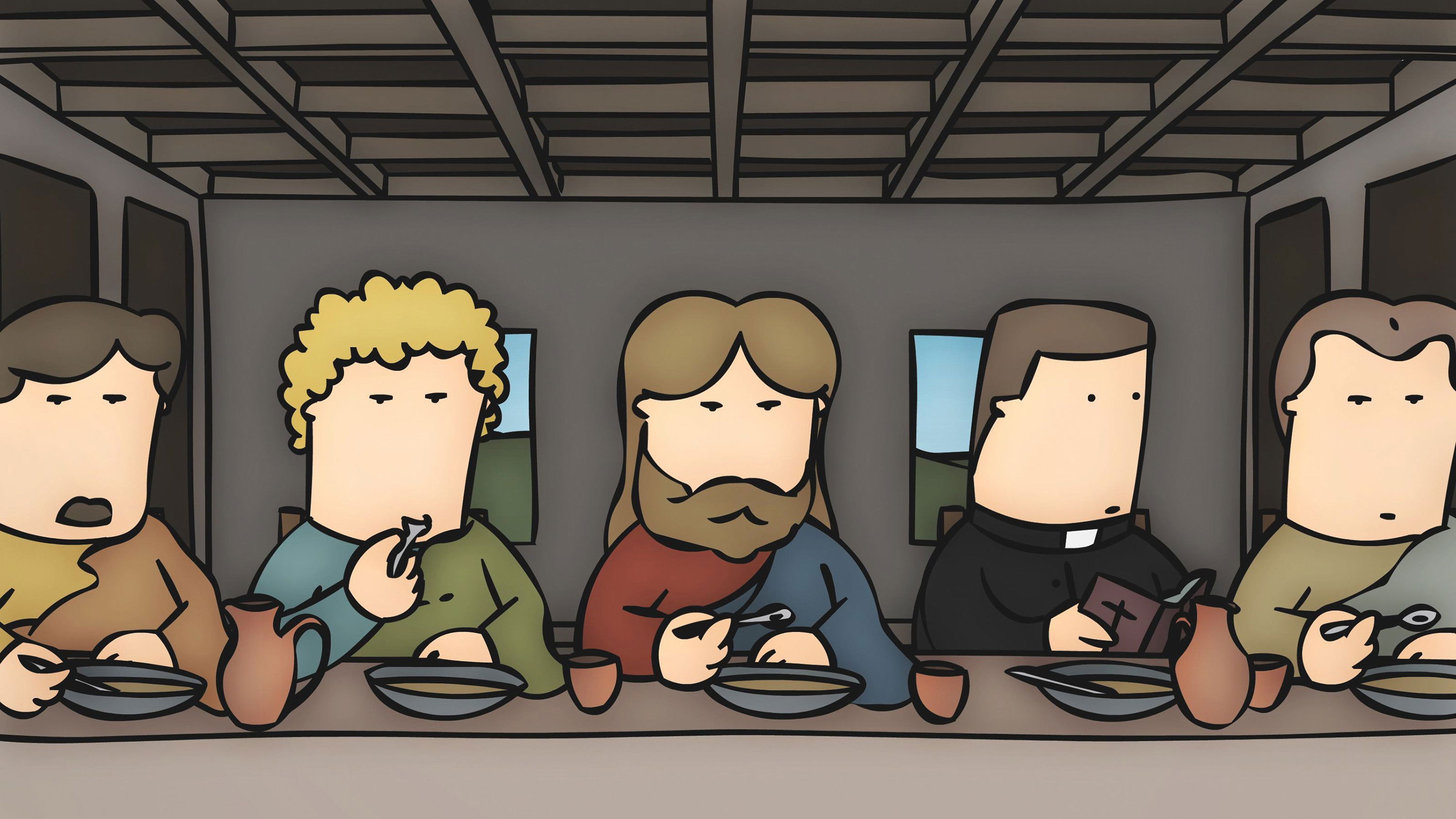 Backdrop for Priests