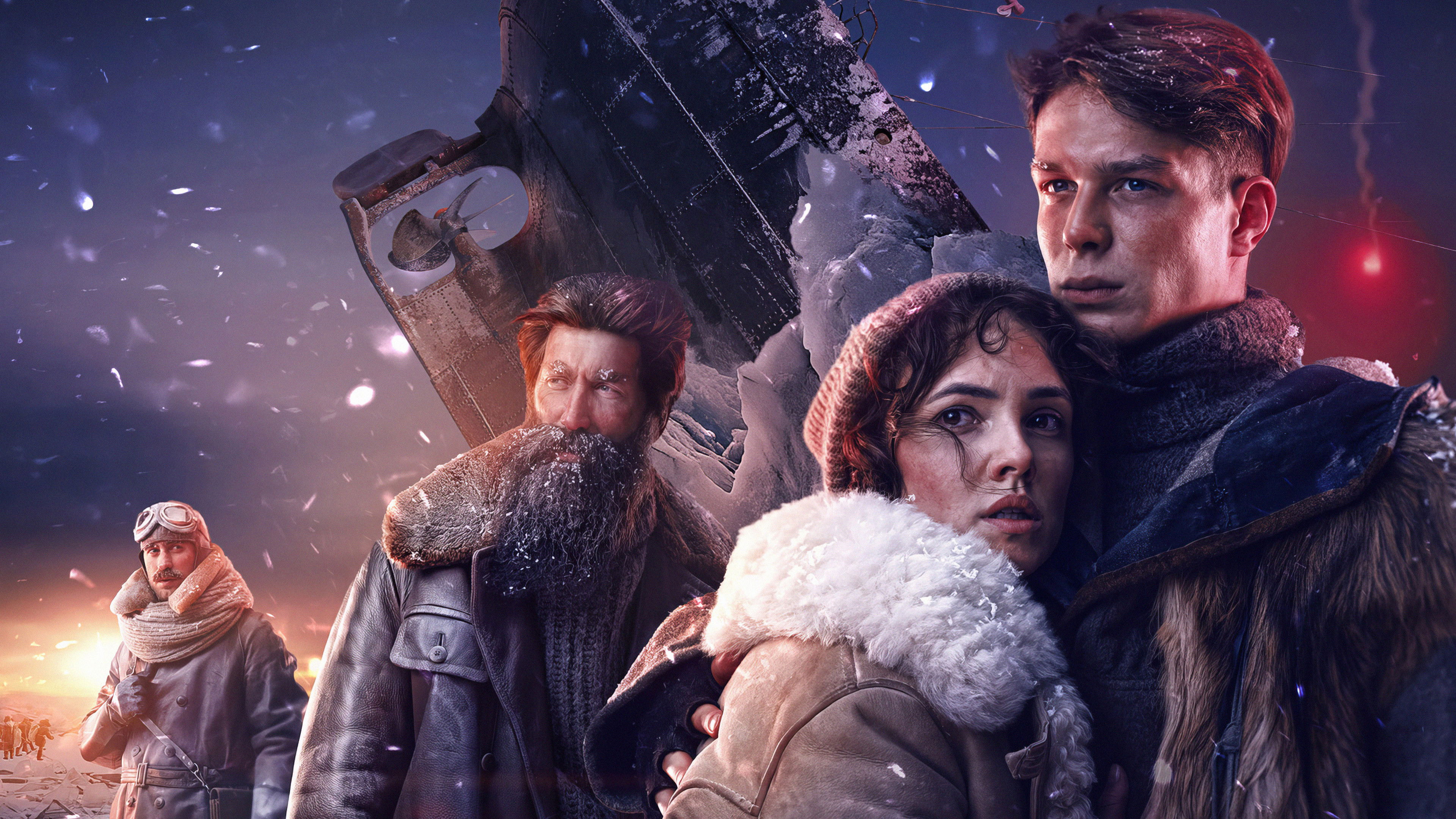 Backdrop for Chelyuskin. First