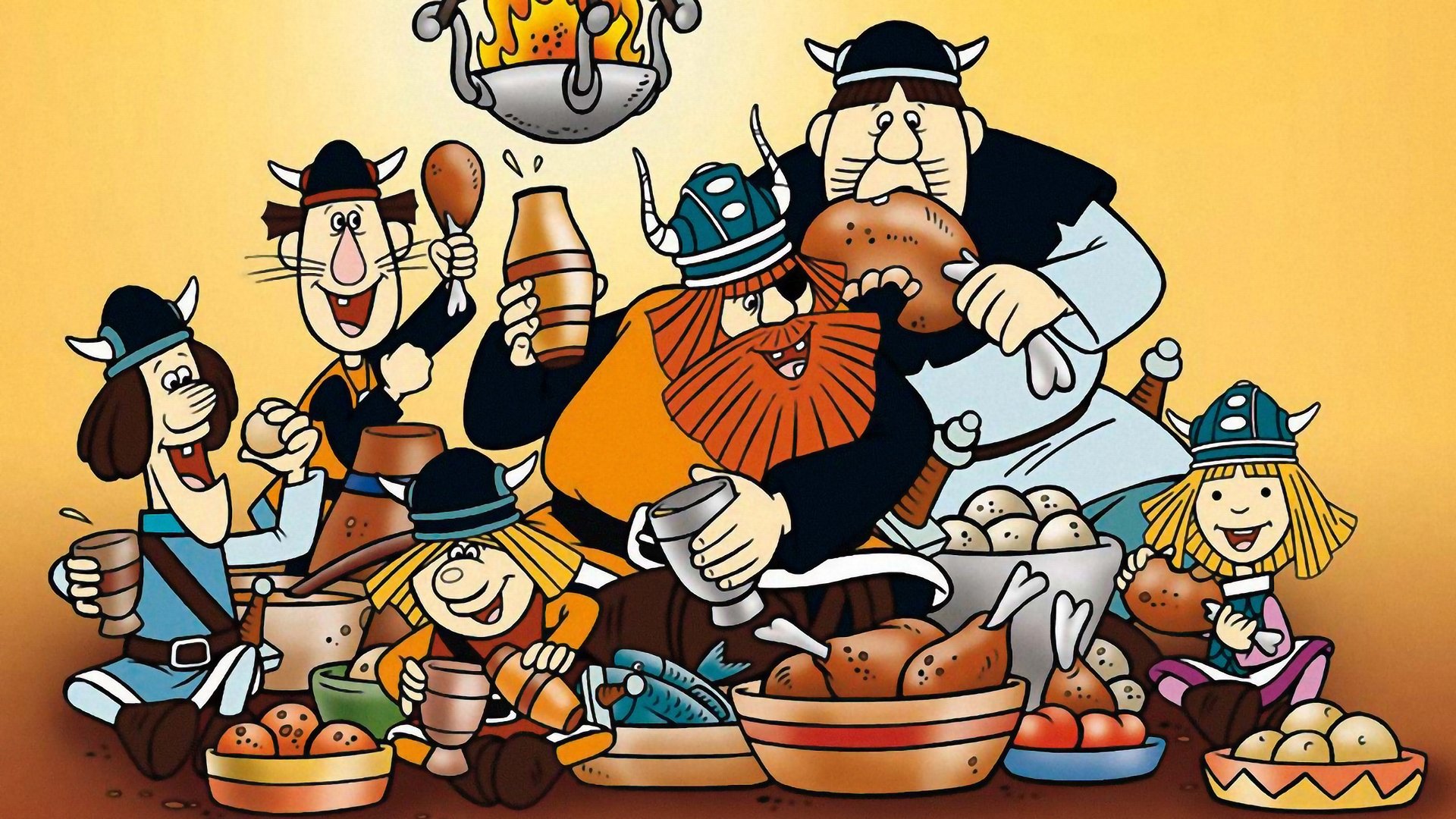 Backdrop for Vicky the Viking