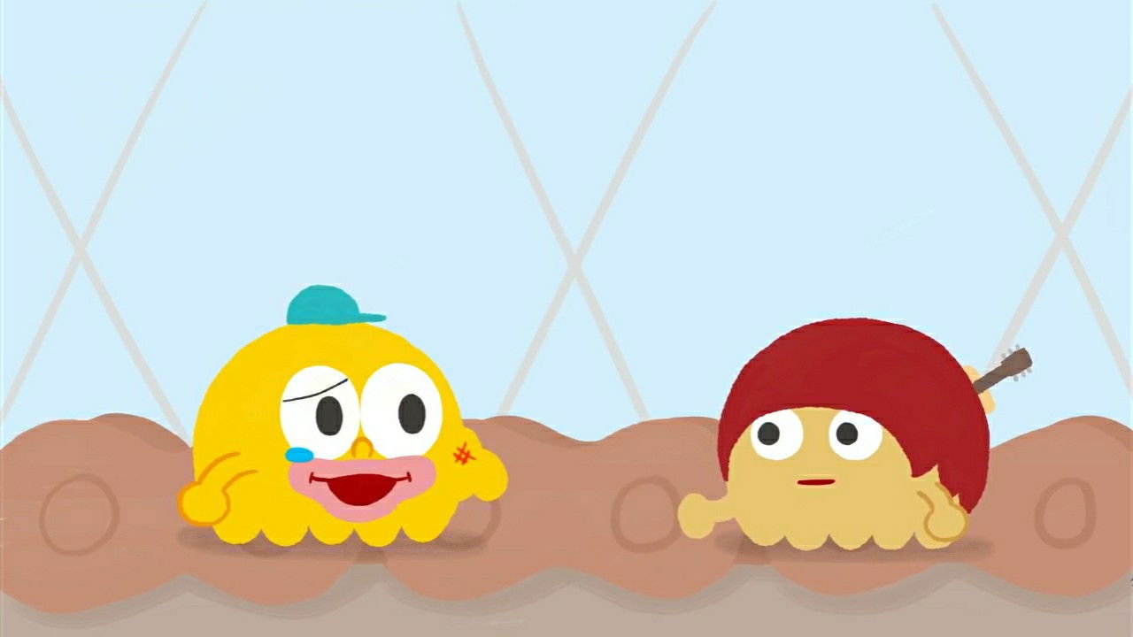 Backdrop for Hyper Positive Yogoremon