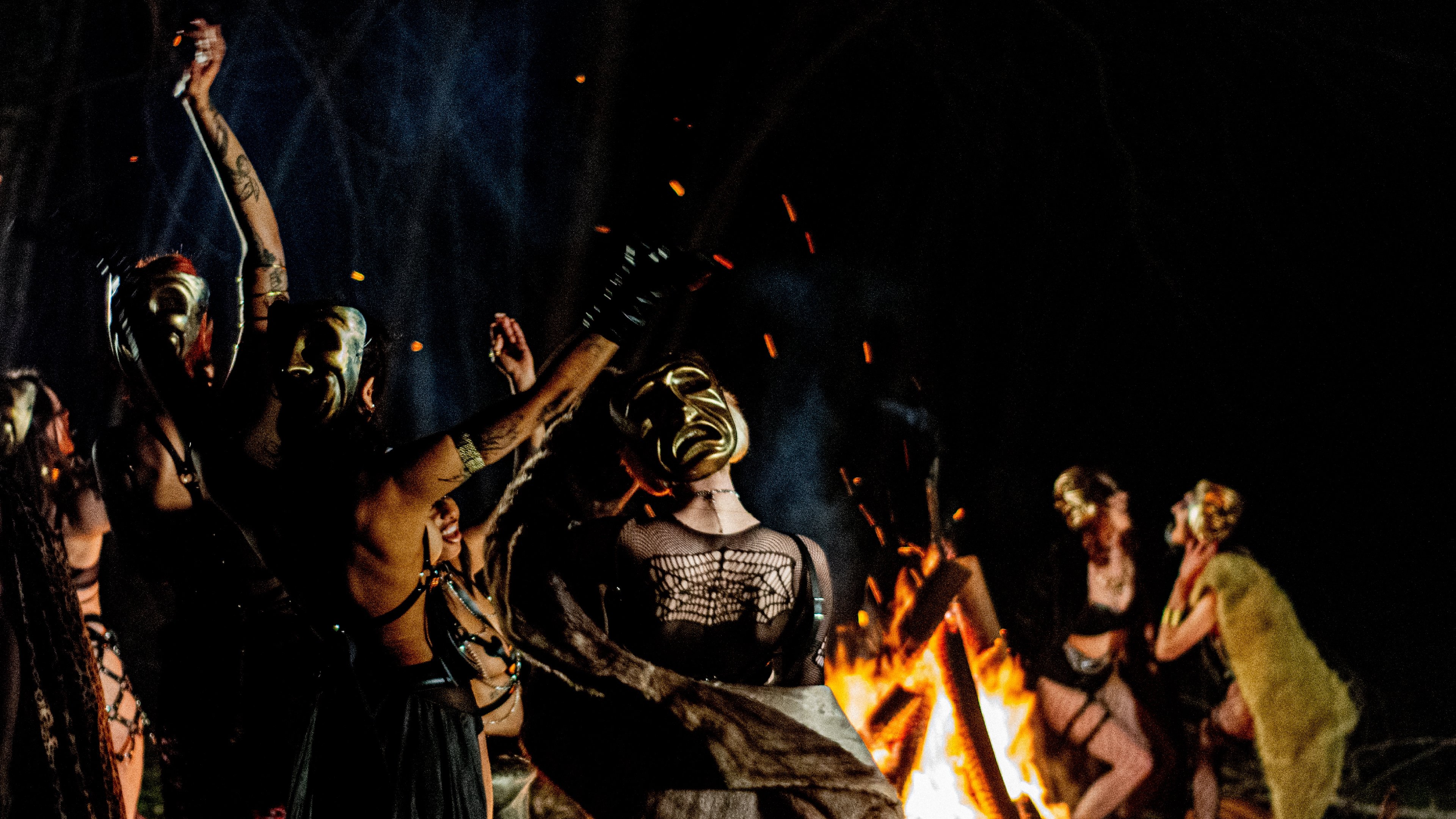 Backdrop for The Bacchae