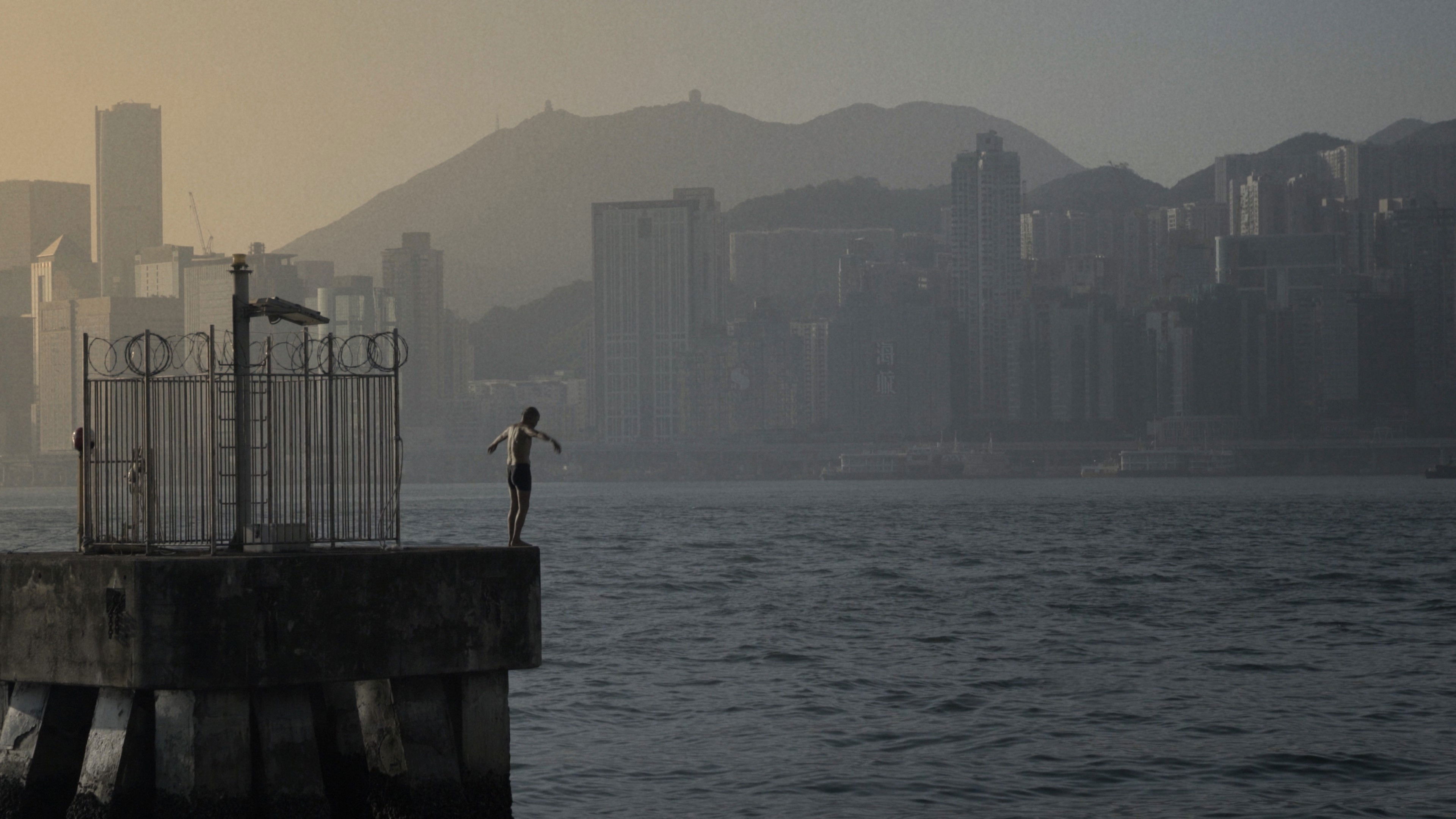 Backdrop for Blue Island