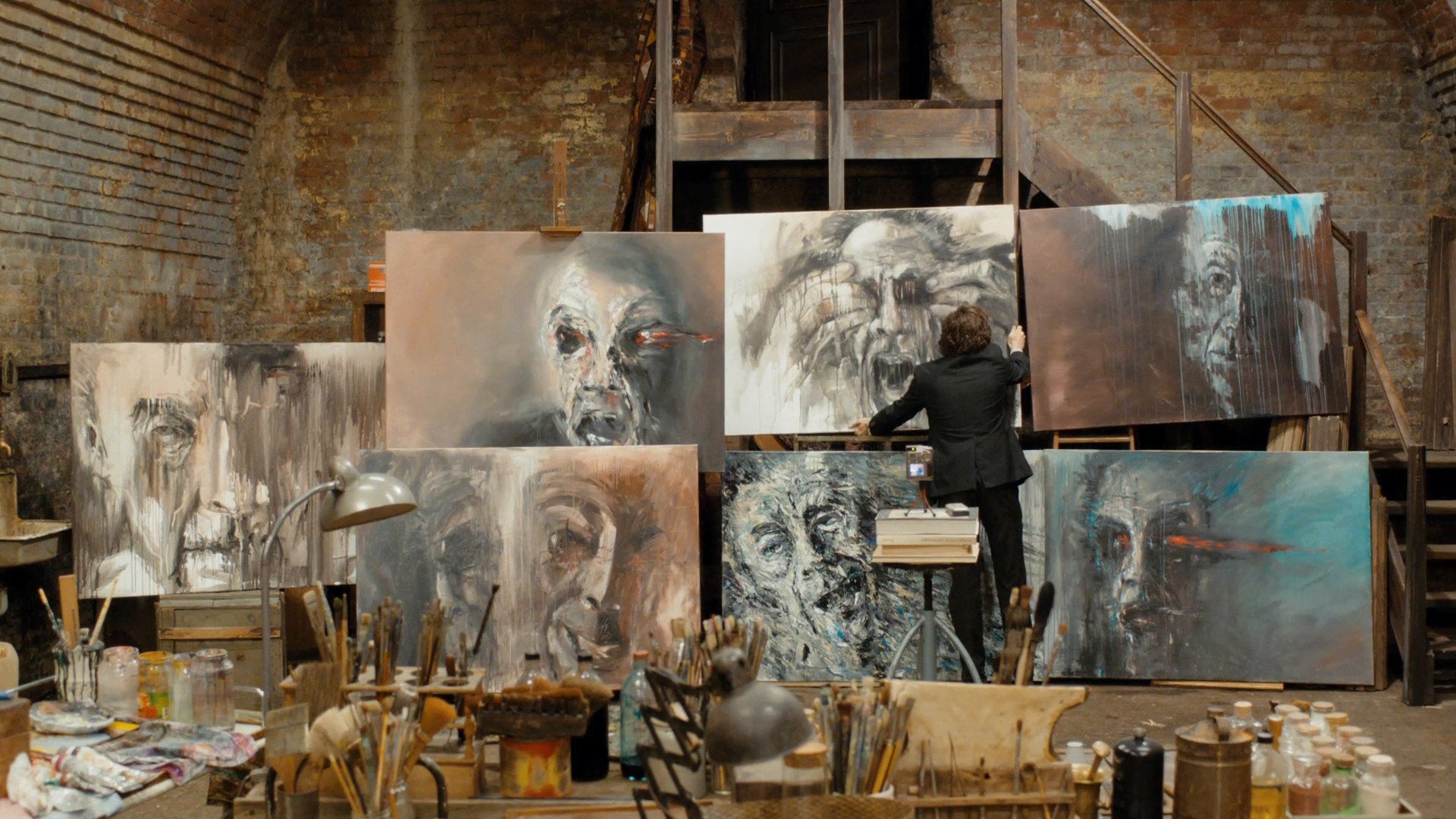 Backdrop for Me and Kaminski