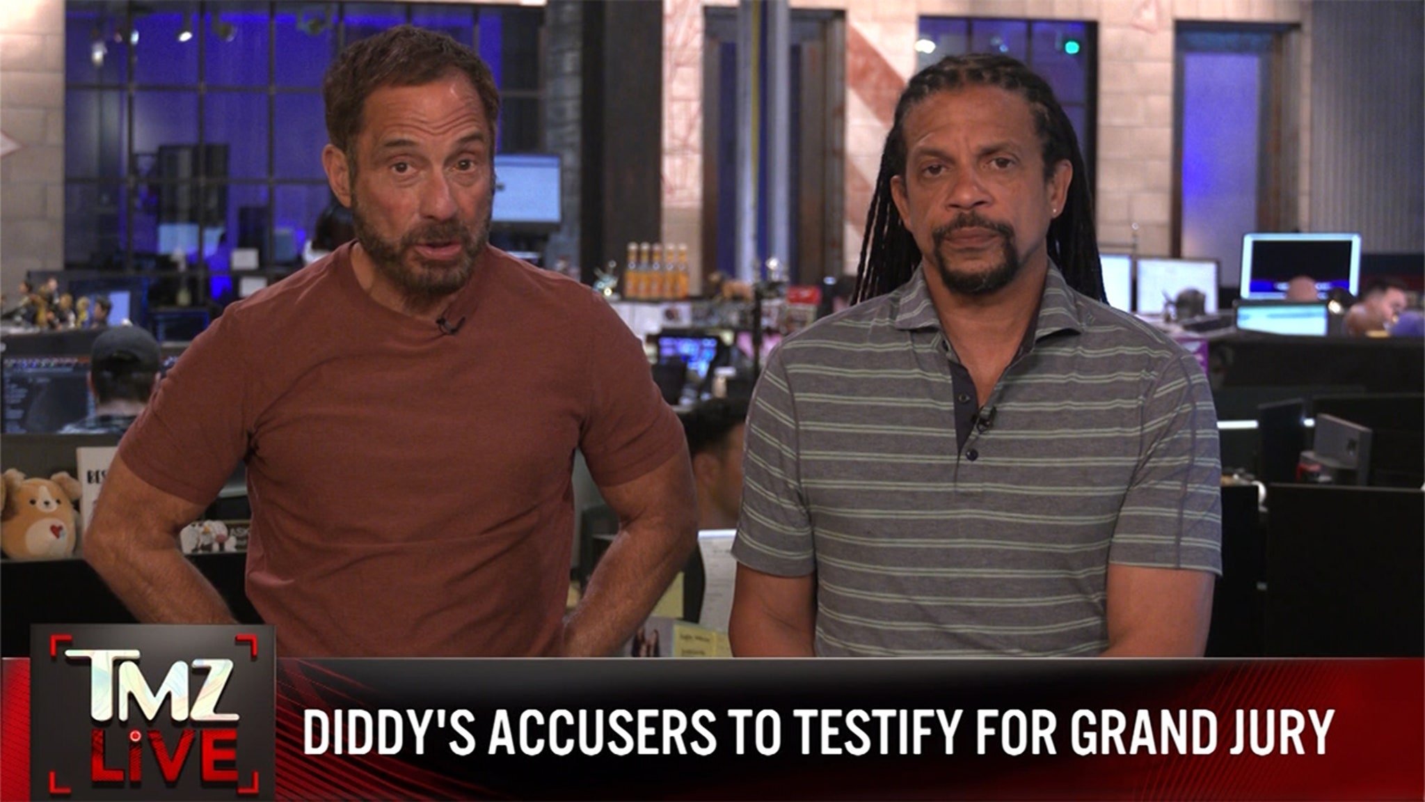 Backdrop for TMZ Live