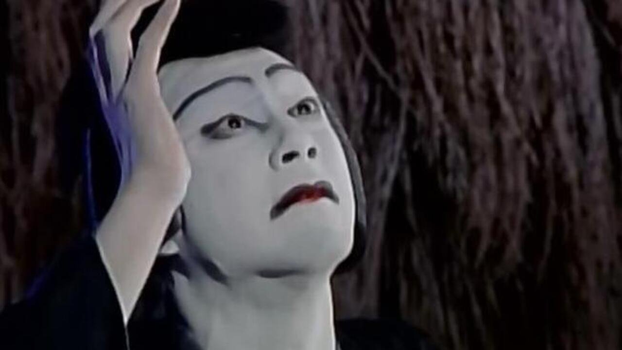 Backdrop for Chūshingura Urabanashi: Nakazō Kyōran