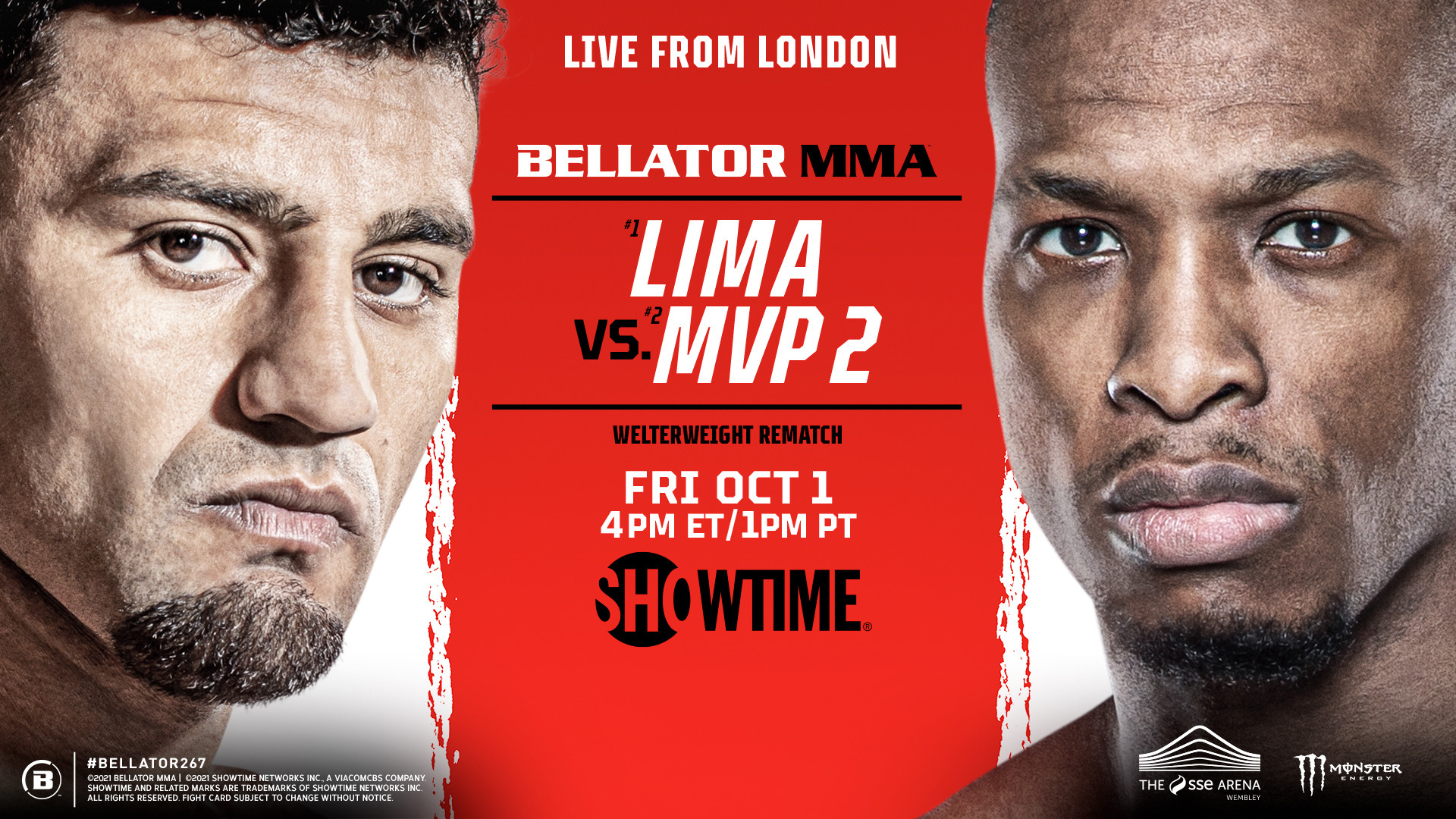 Backdrop for Bellator 267: Lima vs. MVP 2