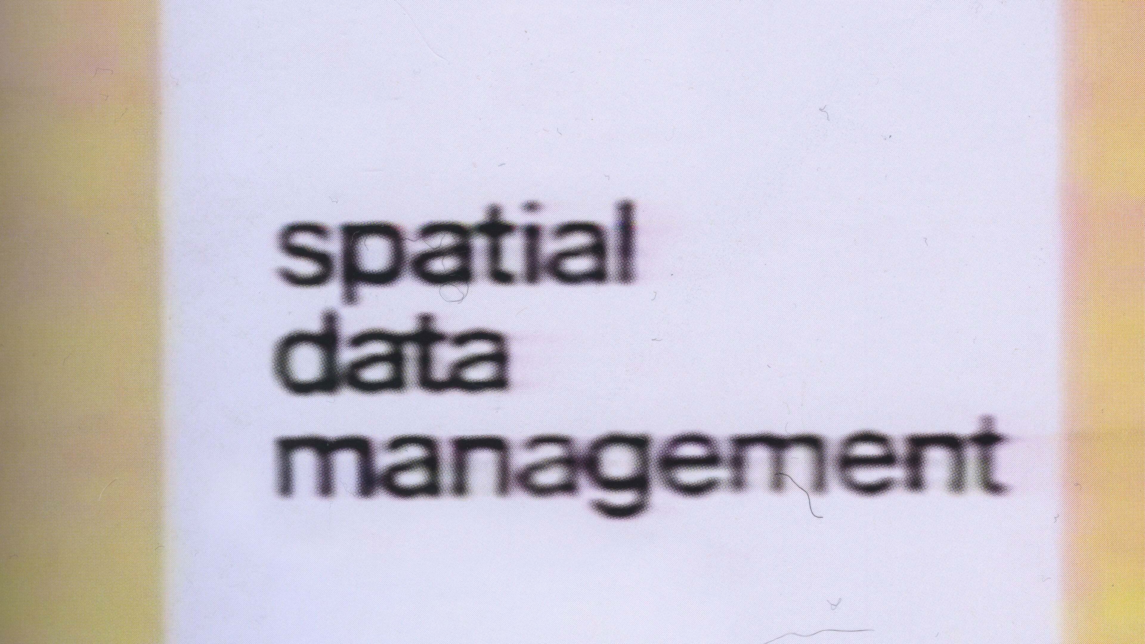 Backdrop for Spatial Data Management