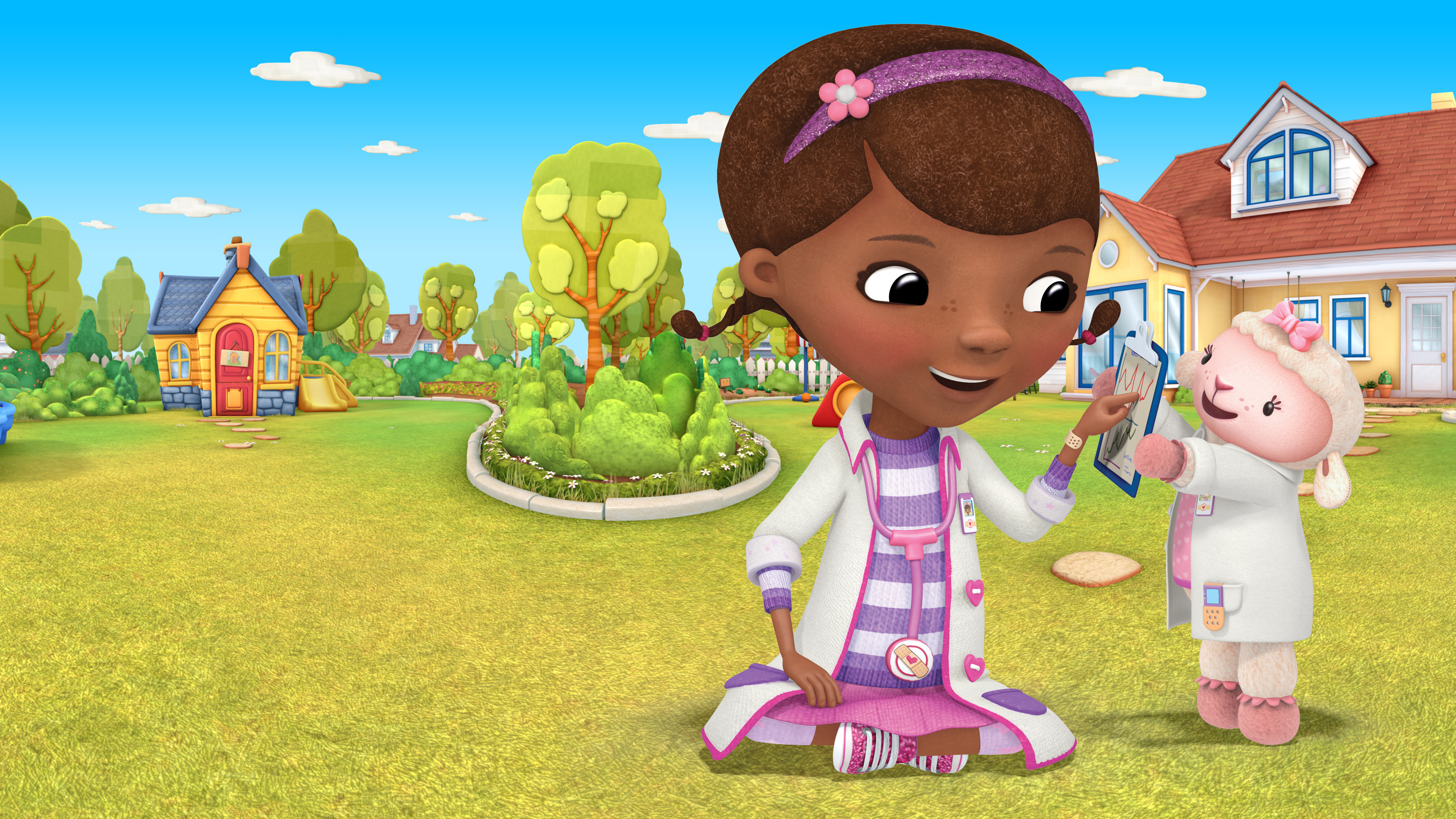 Backdrop for Doc McStuffins: The Doc Is In