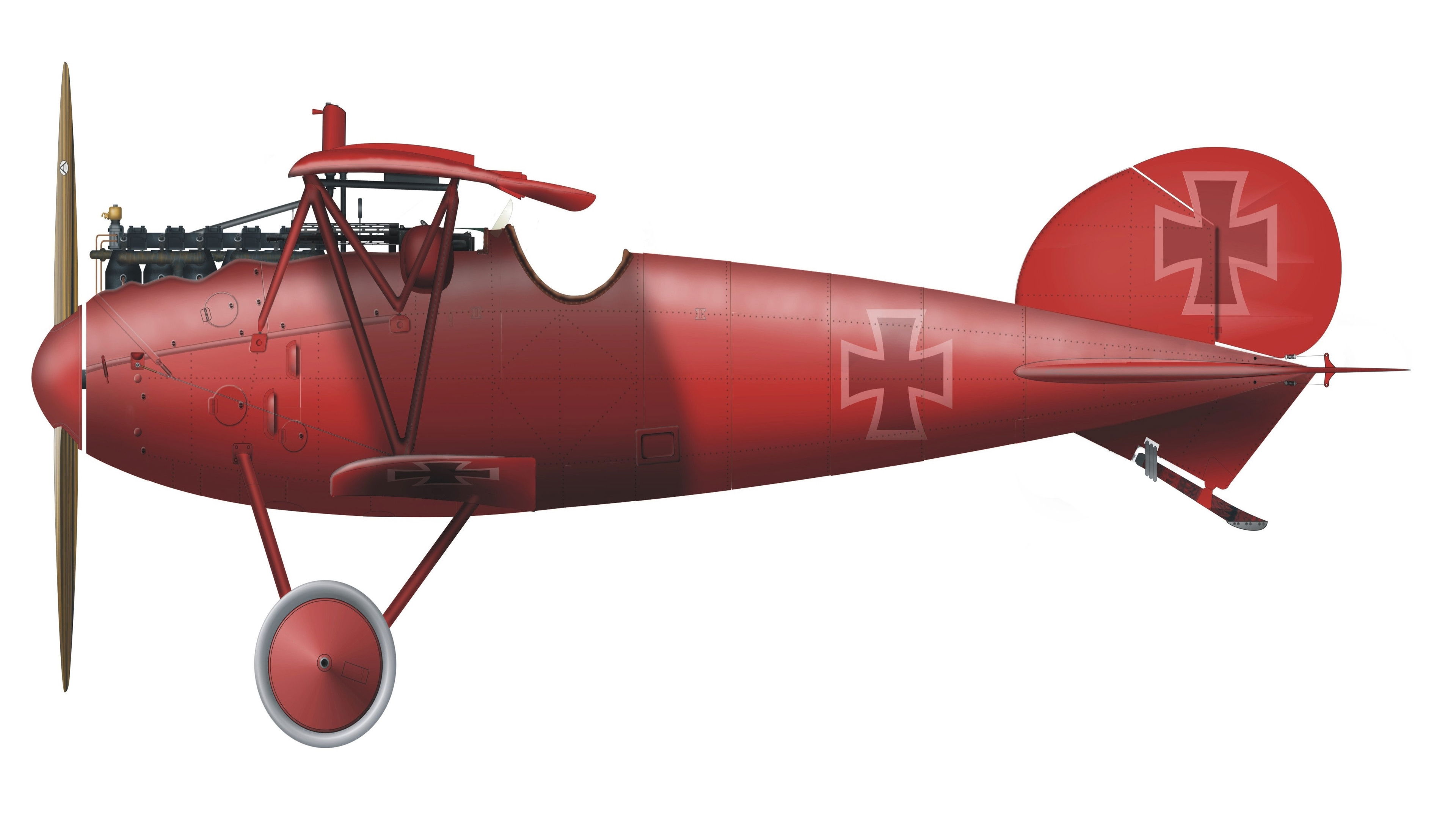 Backdrop for The Red Baron, a Hero of Aviation