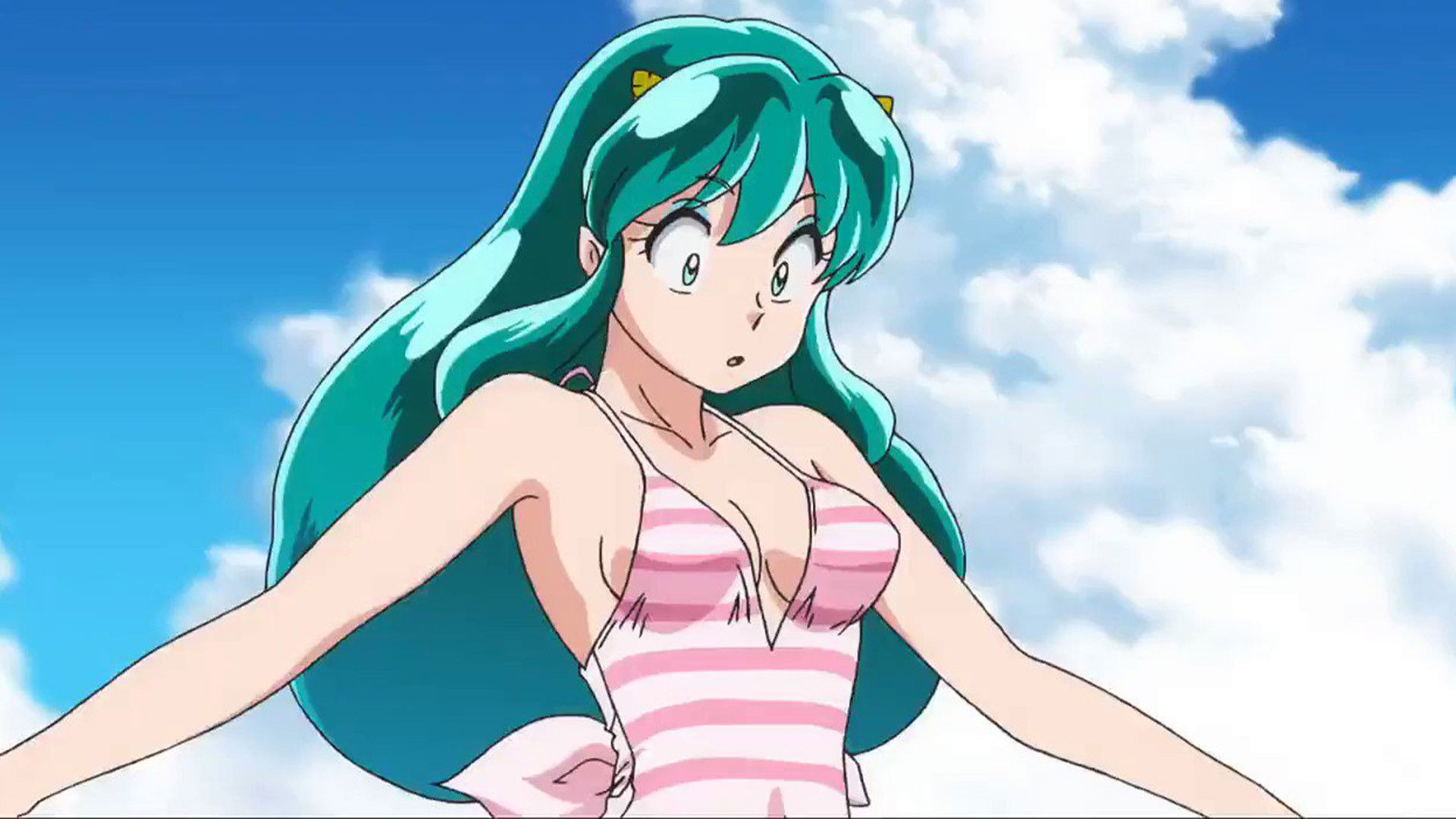 Backdrop for Urusei Yatsura: The Obstacle Course Swim Meet, It's a Rumic World: Urusei Yatsura