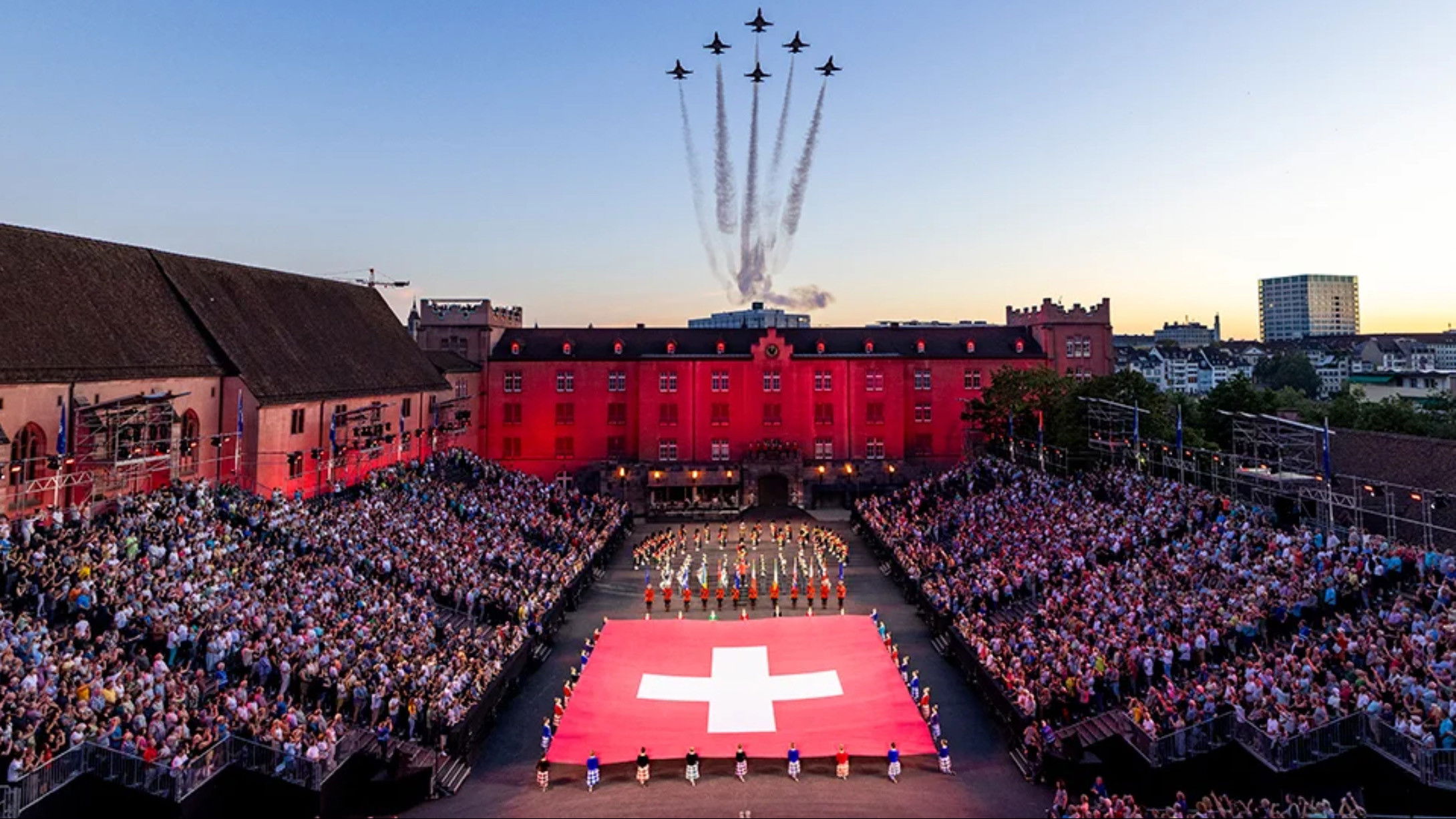 Backdrop for Basel Tattoo 2023