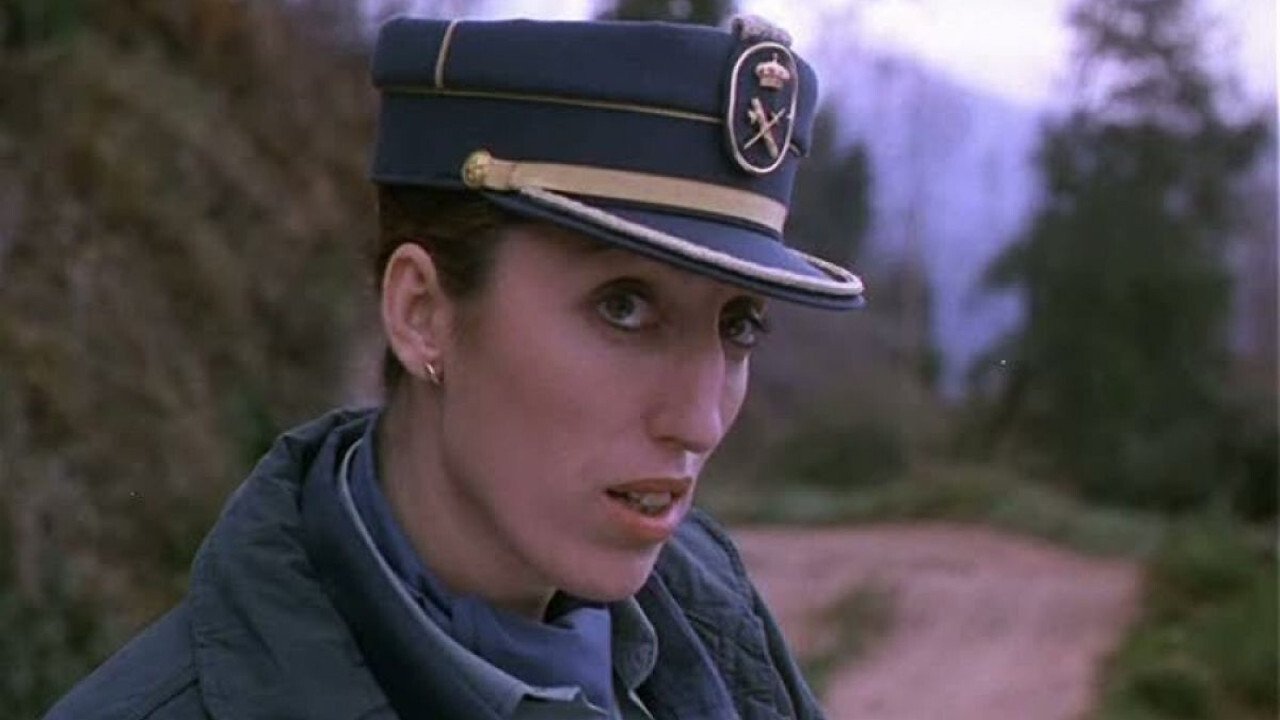 Backdrop for A Body in the Woods