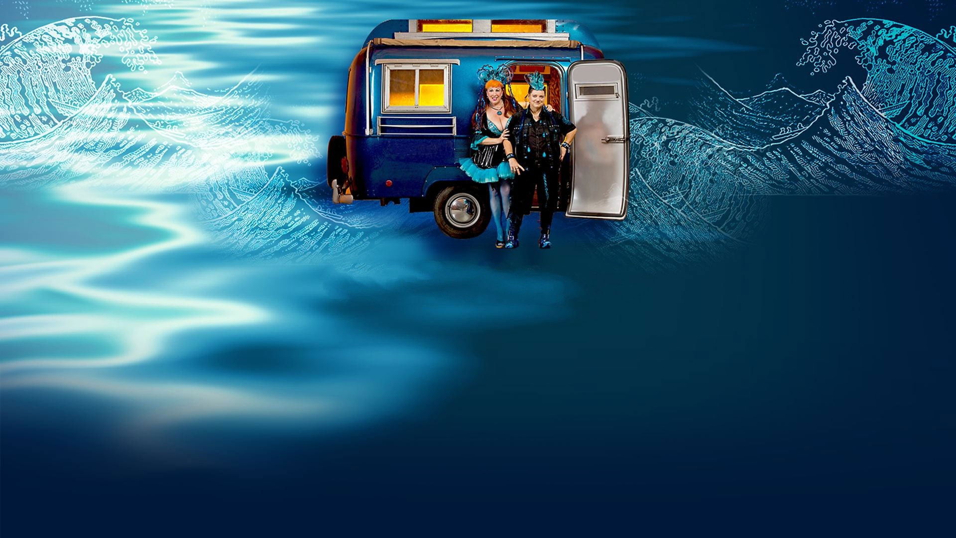 Backdrop for Water Makes Us Wet: An Ecosexual Adventure