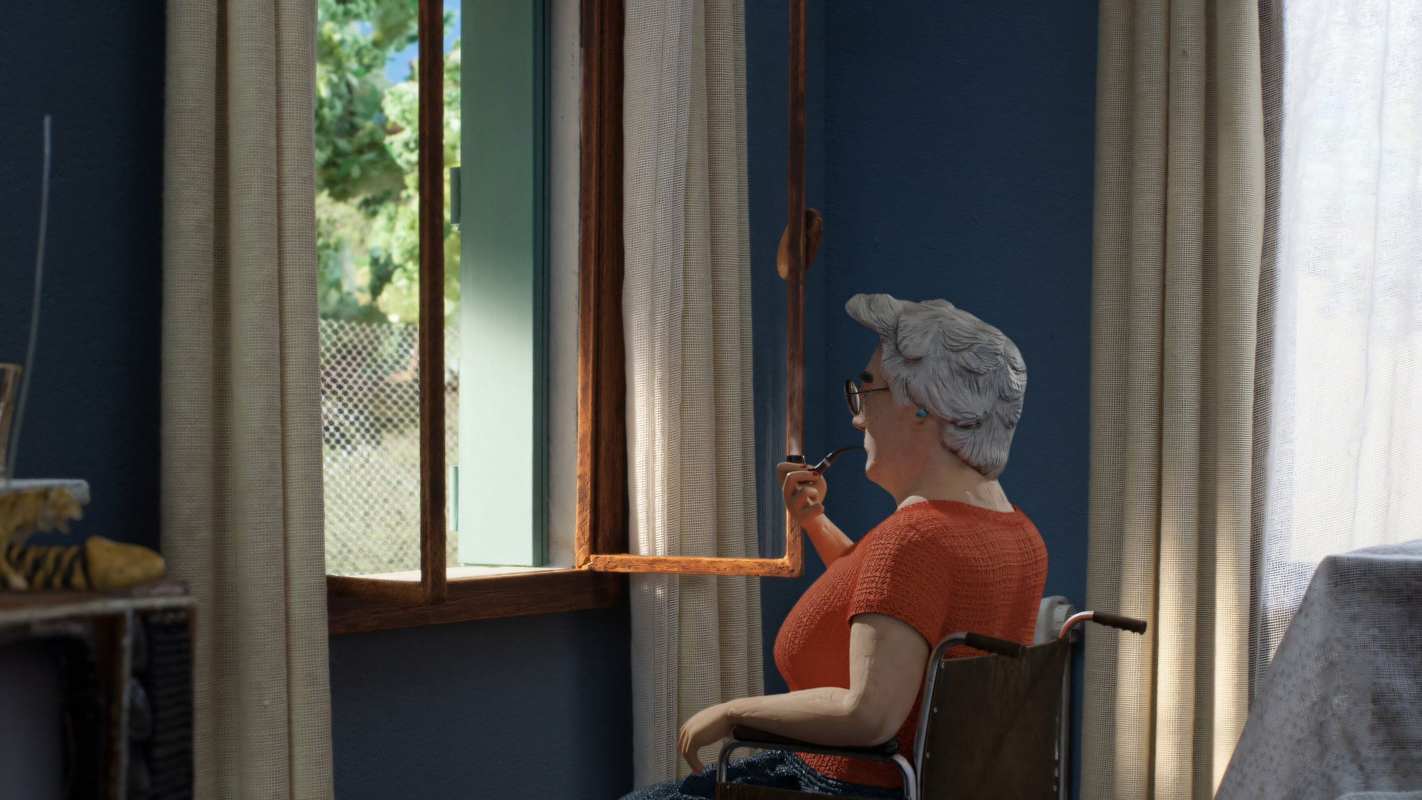 Backdrop for Peeping Mom