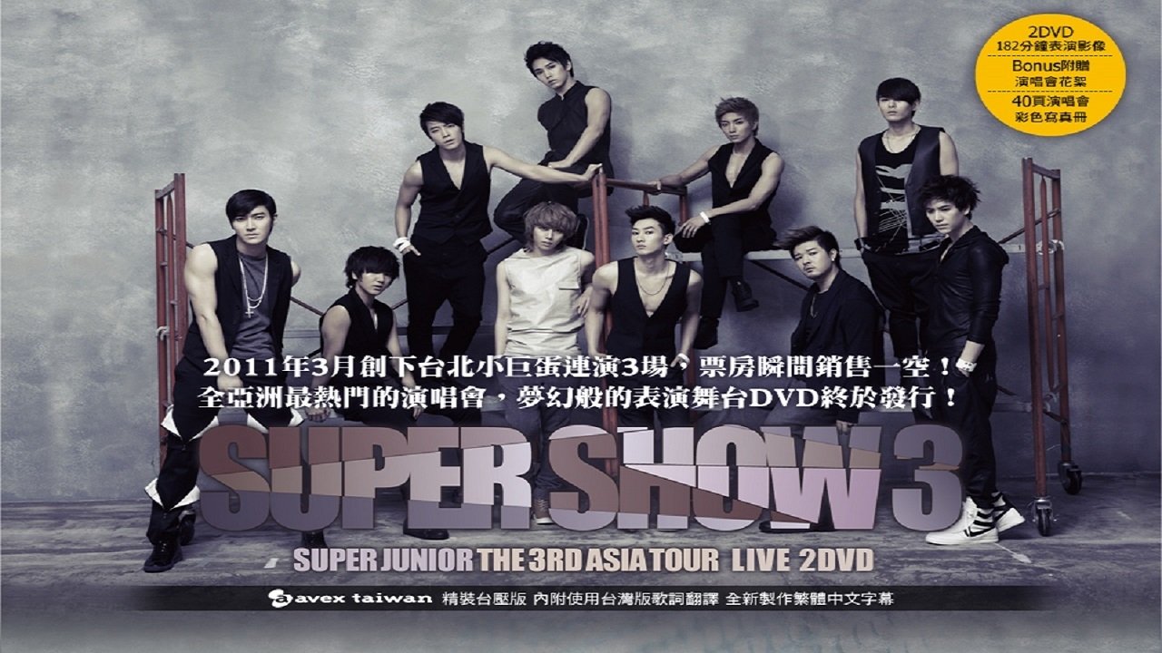 Backdrop for Super Junior World Tour - Super Show 3