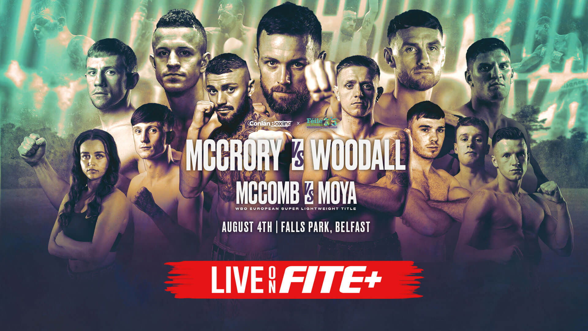 Backdrop for Padraig McCrory vs. Steed Woodall