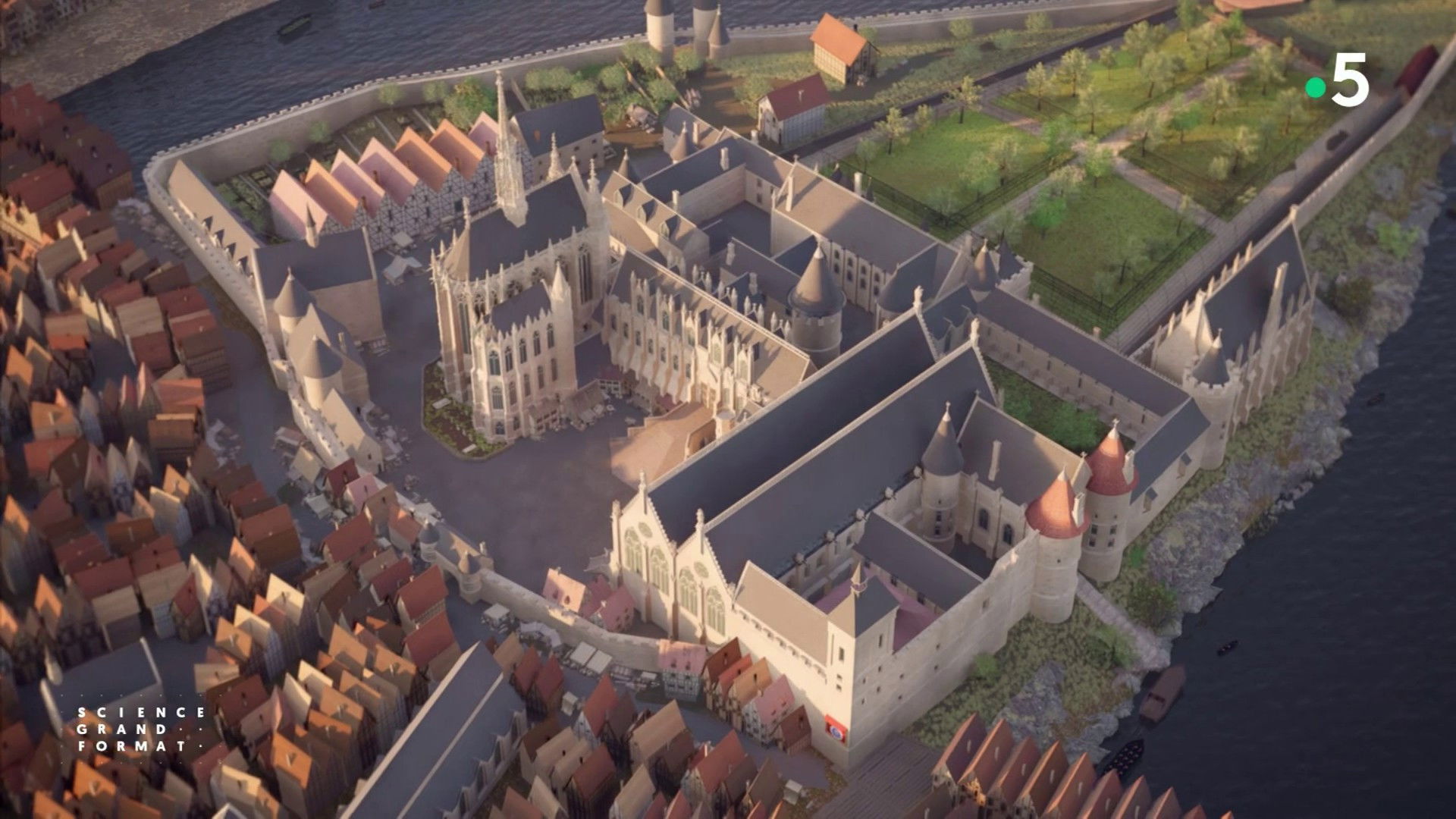 Backdrop for Paris, the Mystery of the Disappeared Palace