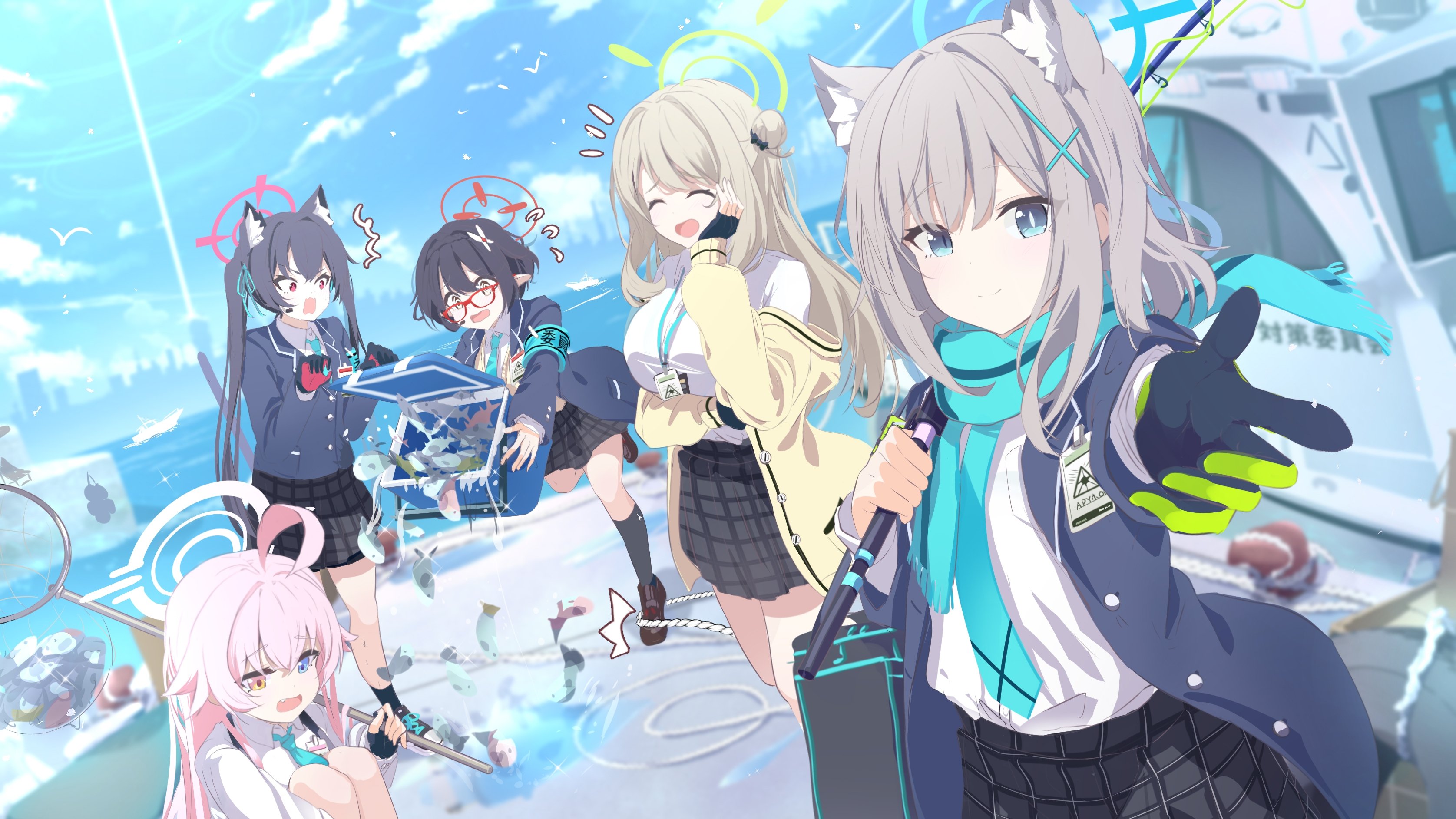 Backdrop for Blue Archive the Animation