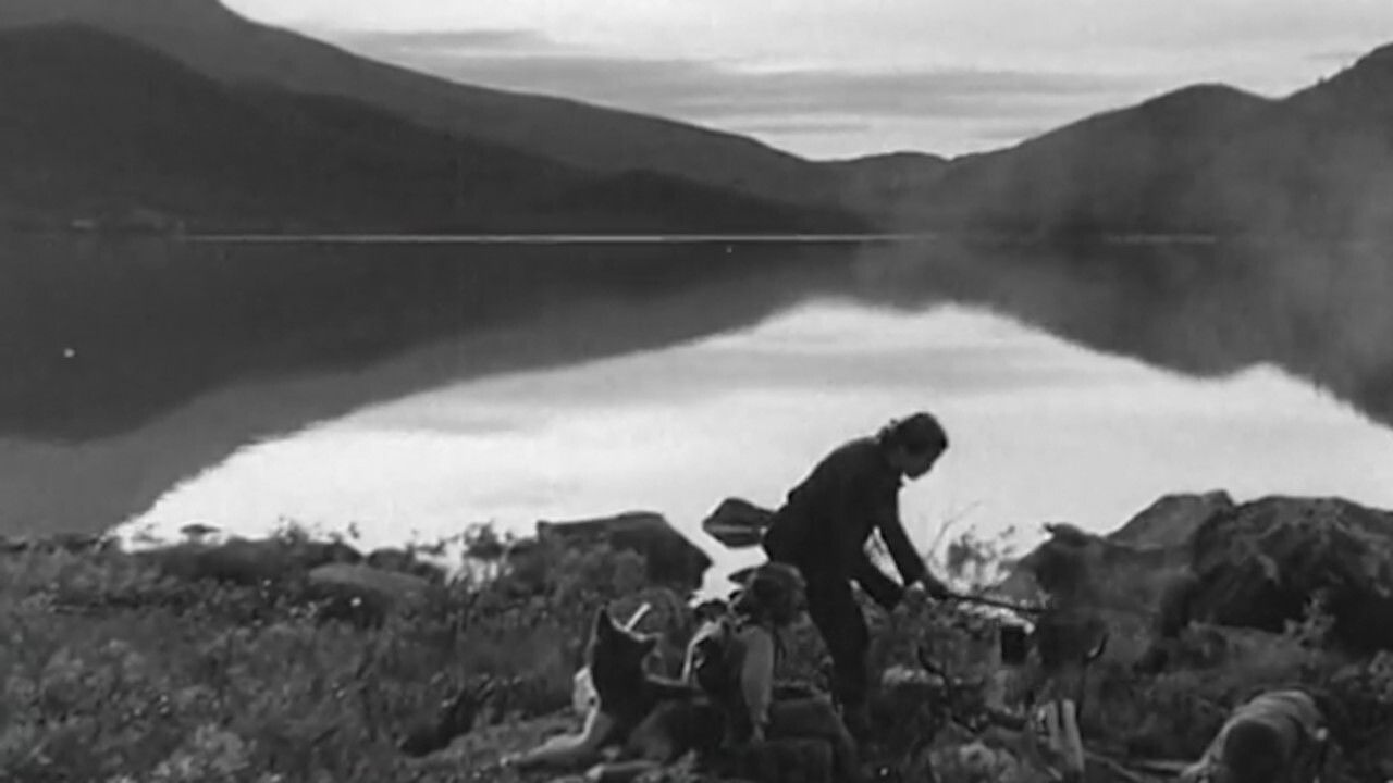 Backdrop for Bonfire Evening in the Mountains