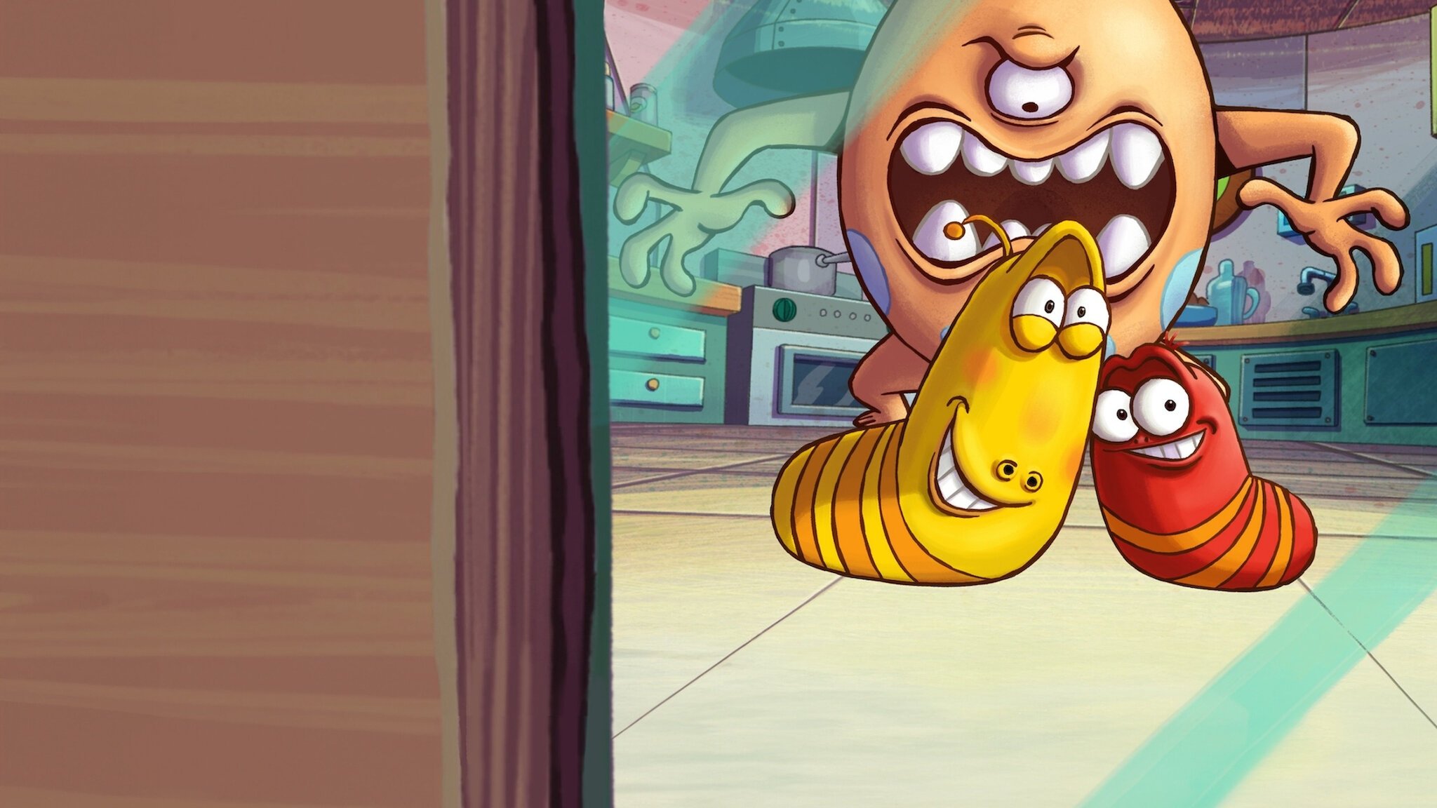 Backdrop for Larva in Mars