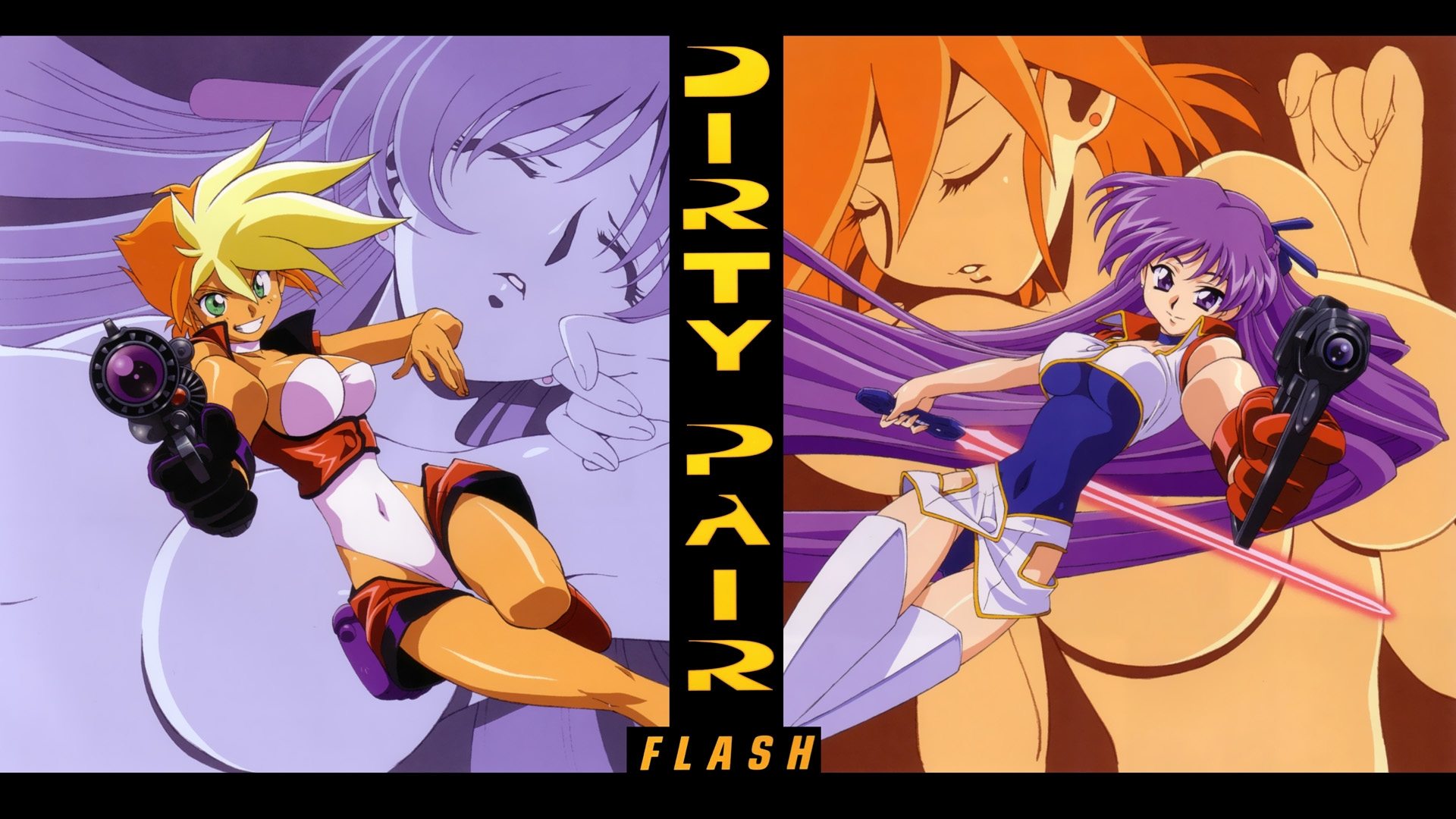 Backdrop for Dirty Pair Flash