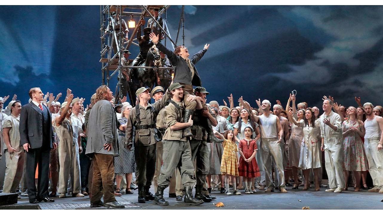 Backdrop for The Metropolitan Opera: Fidelio