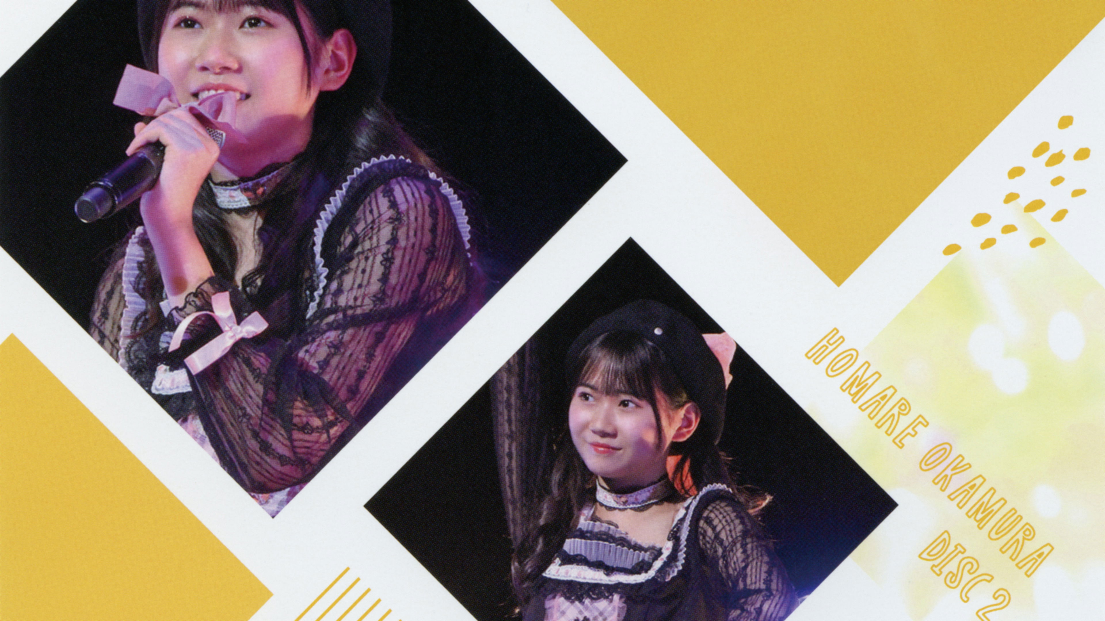 Backdrop for Morning Musume.'21 Okamura Homare Birthday Event