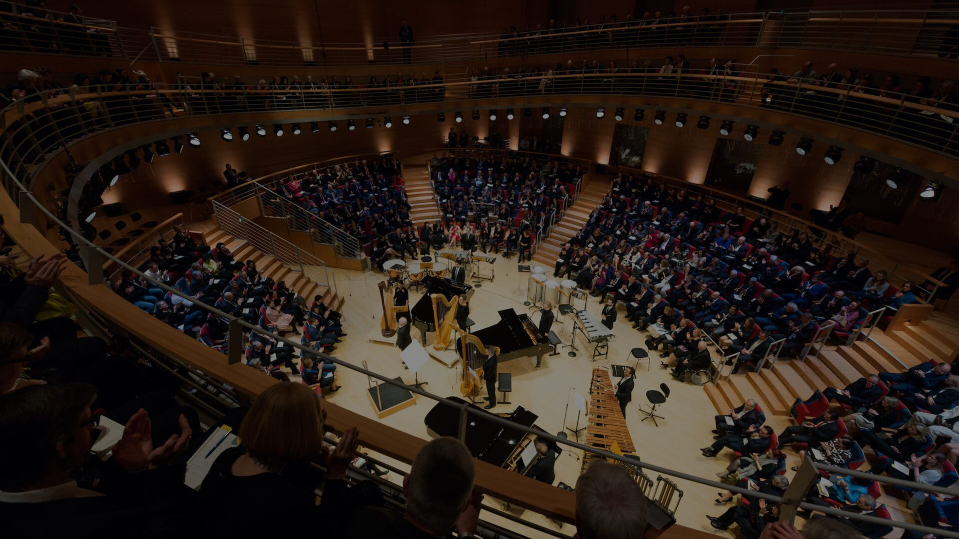 Backdrop for Barenboim: The Complete Beethoven Piano Sonatas at Pierre Boulez Saal, Berlin