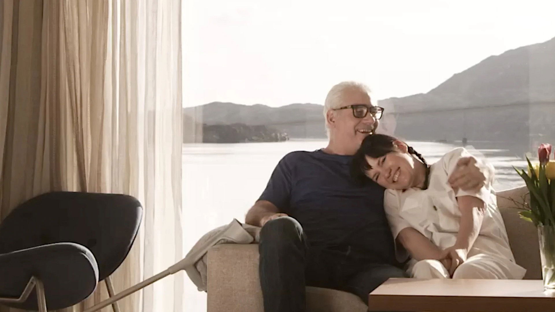 Backdrop for 2055: A Love Story