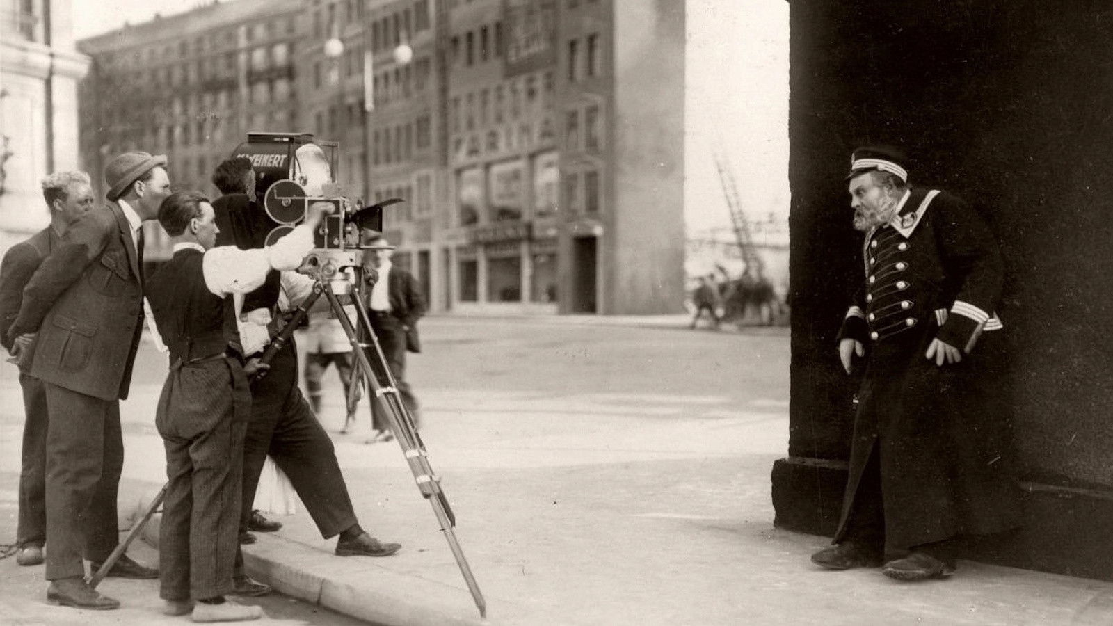 Backdrop for The Making of 'The Last Laugh'